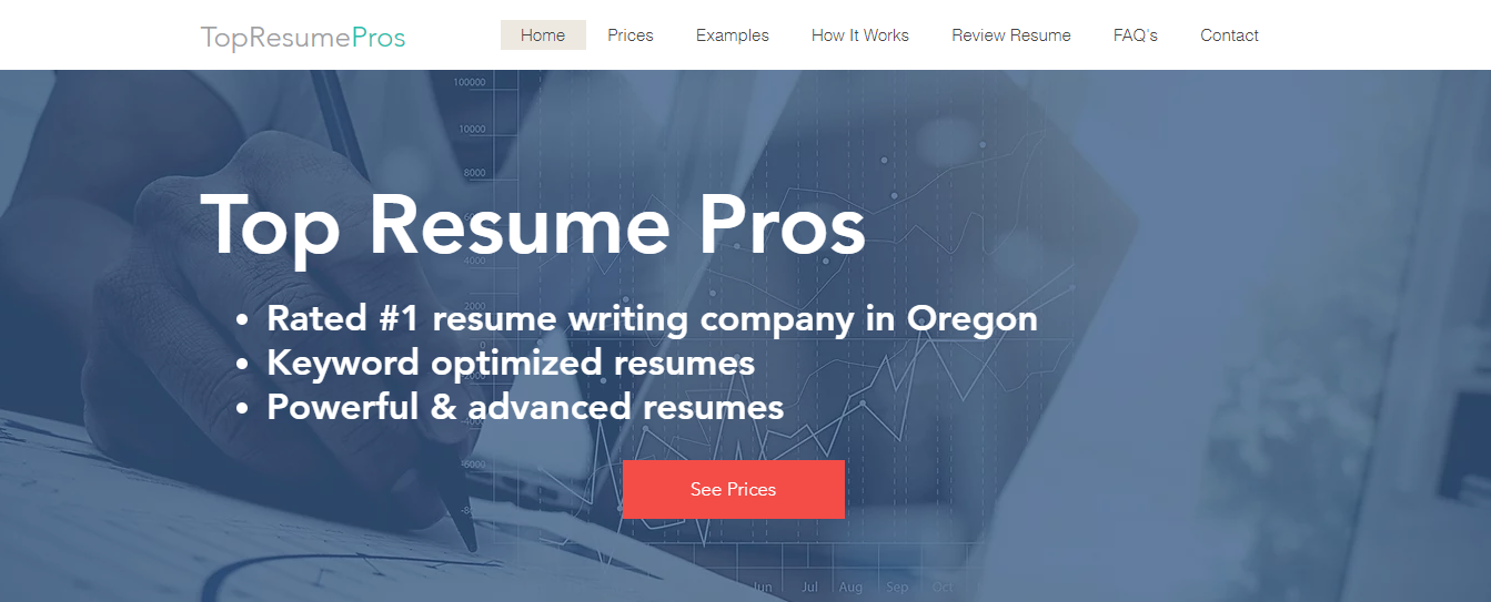 Top Resume Pros Homepage