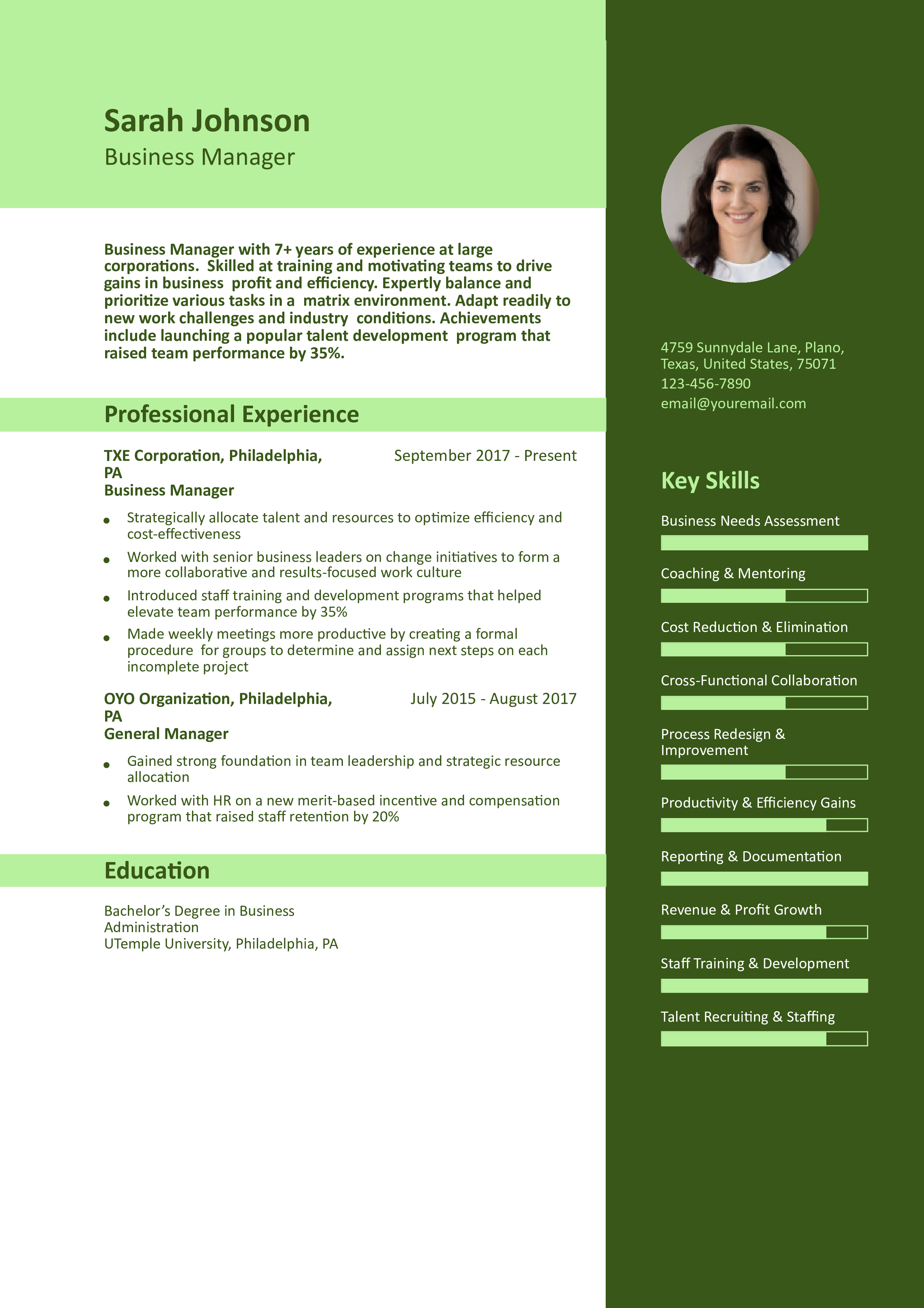 Senior-level Resume