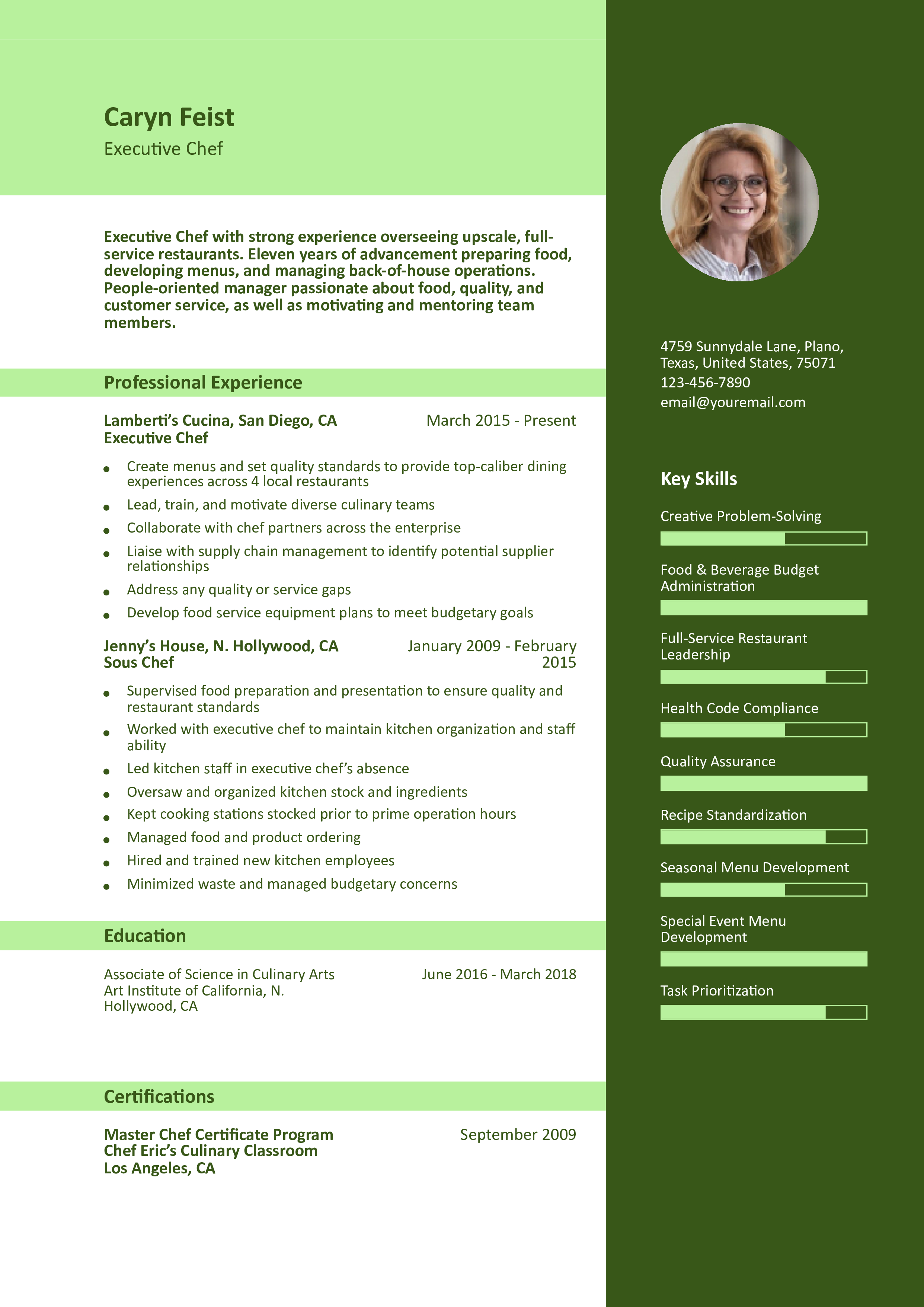 Senior-level Resume