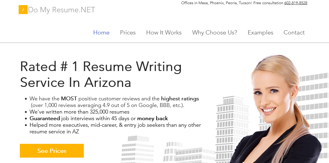 DoMyResume.NET Homepage