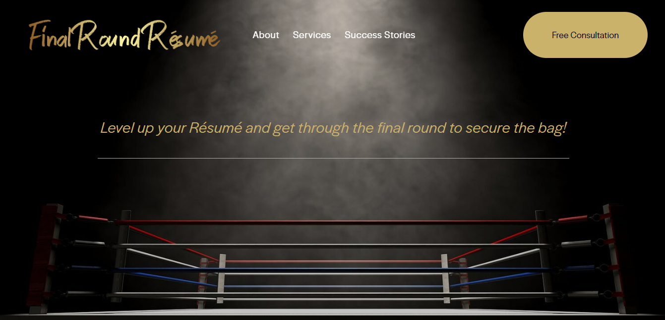 Final Round Resume Homepage