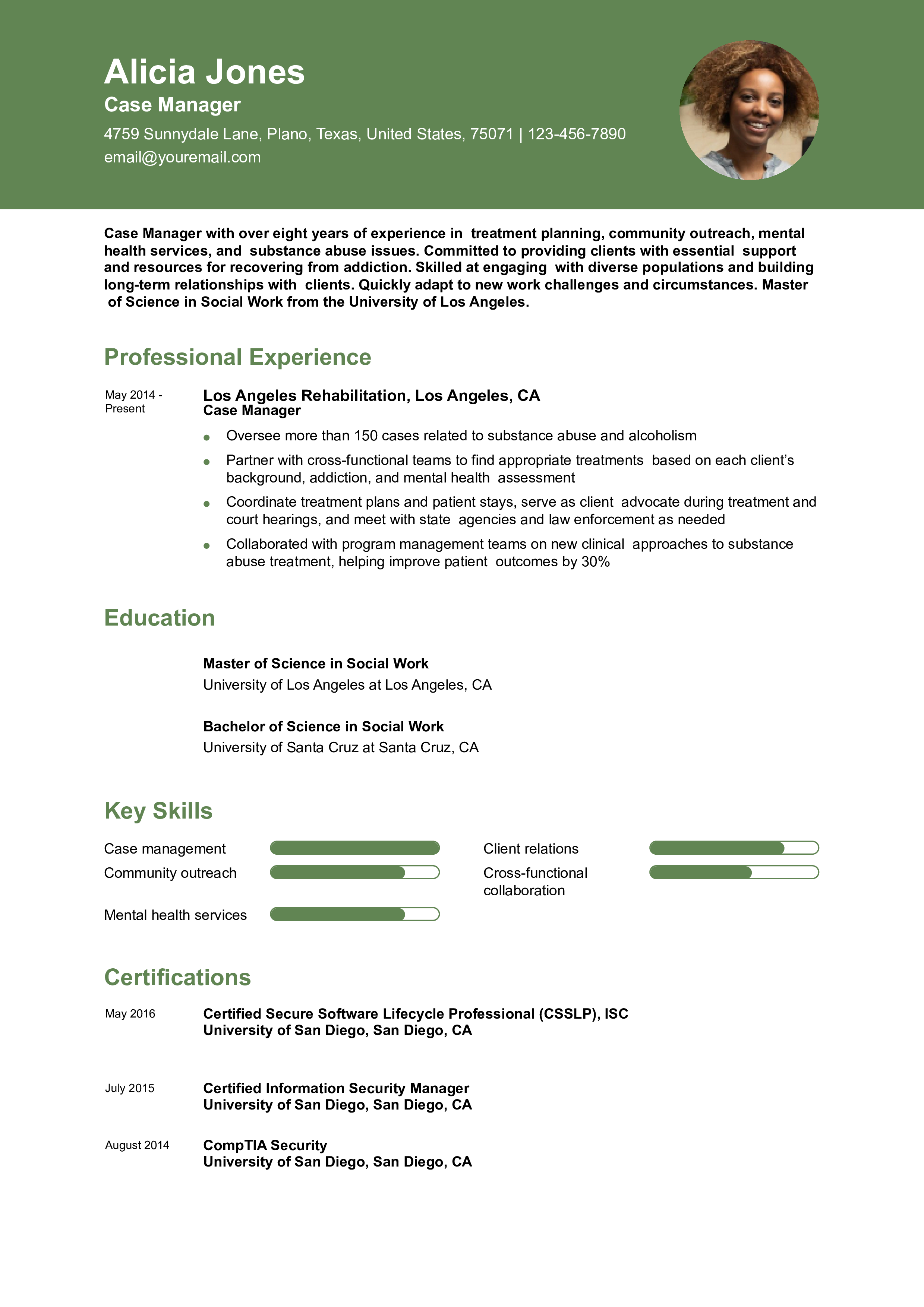 Senior-Level Resume
