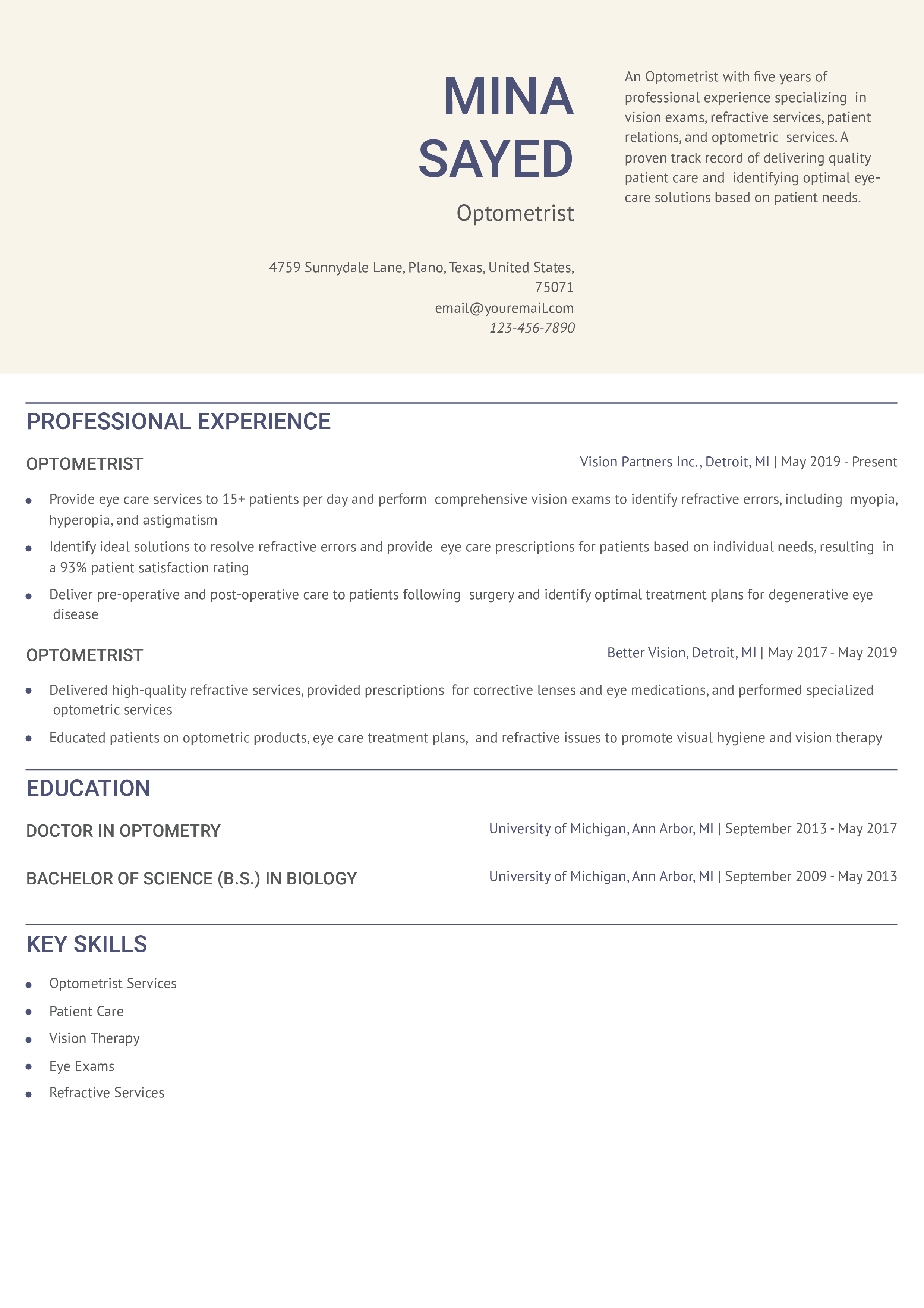 Entry-Level Resume