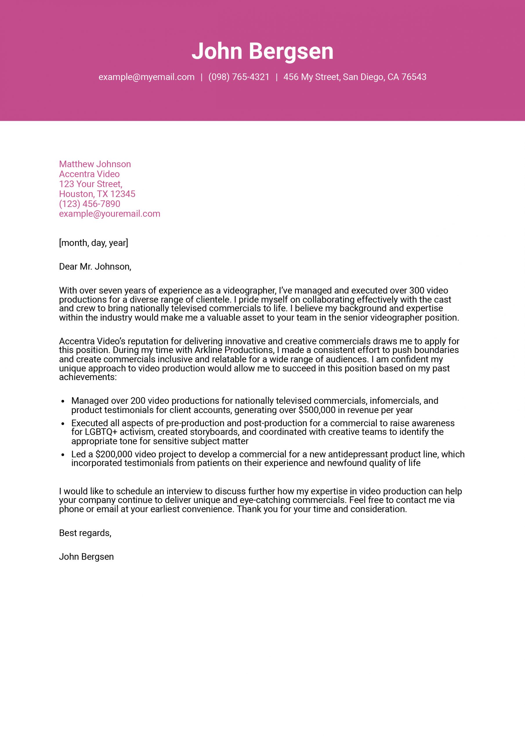 Portfolio Cover Letter Examples and Templates for 2025