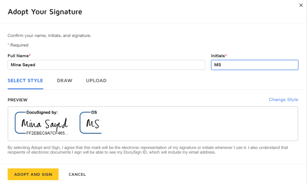draw your own signature