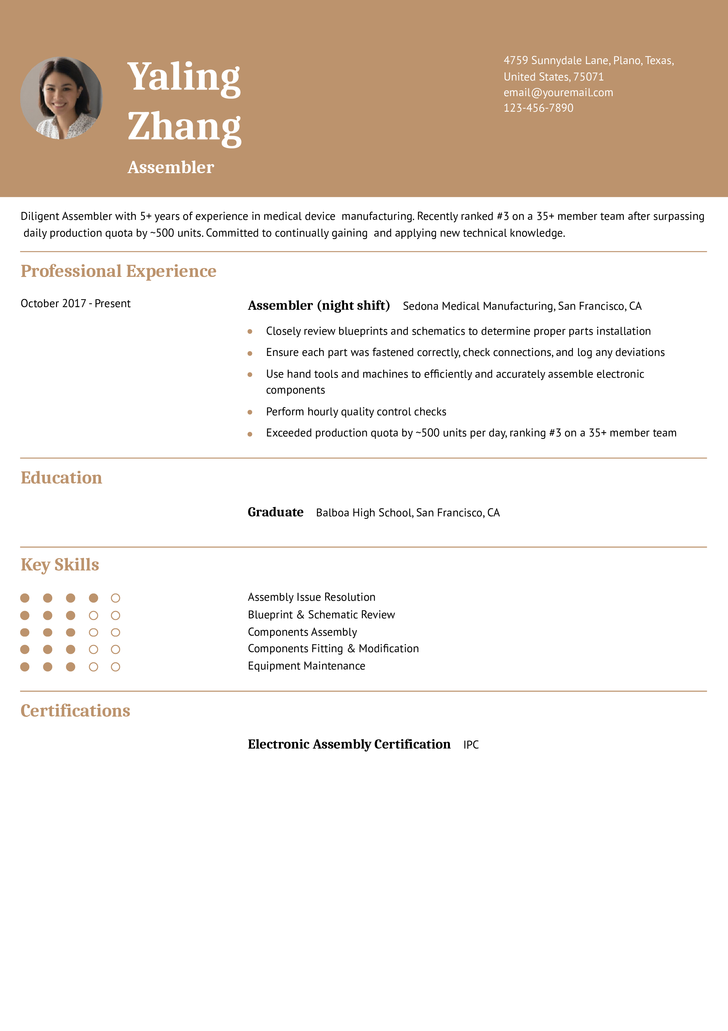 Entry-Level Resume