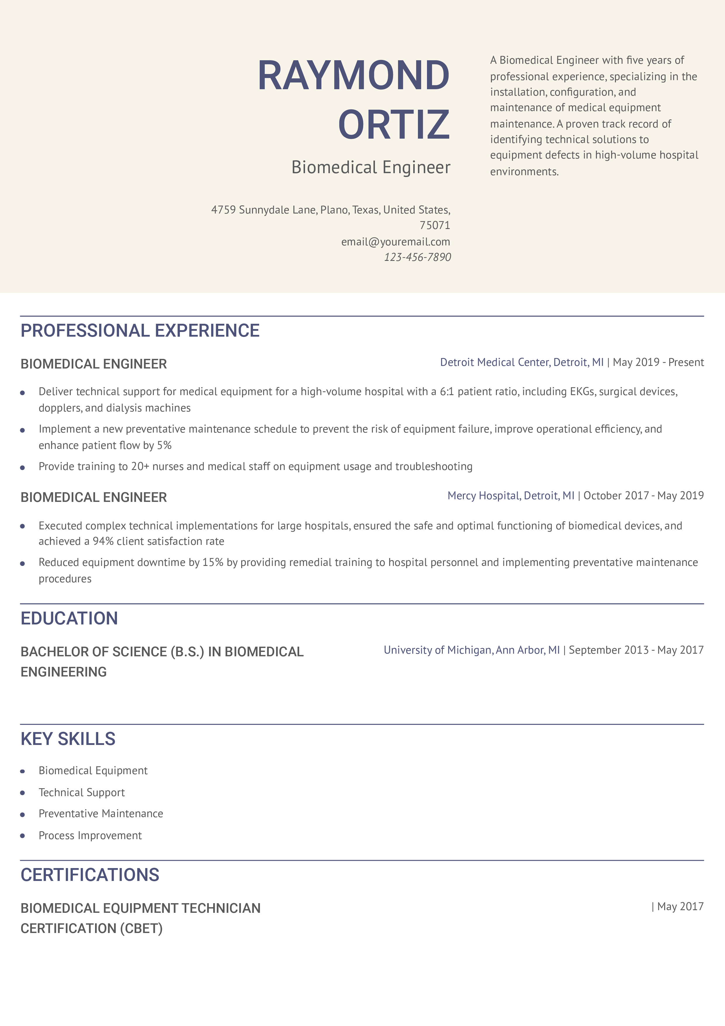 Entry-Level Resume