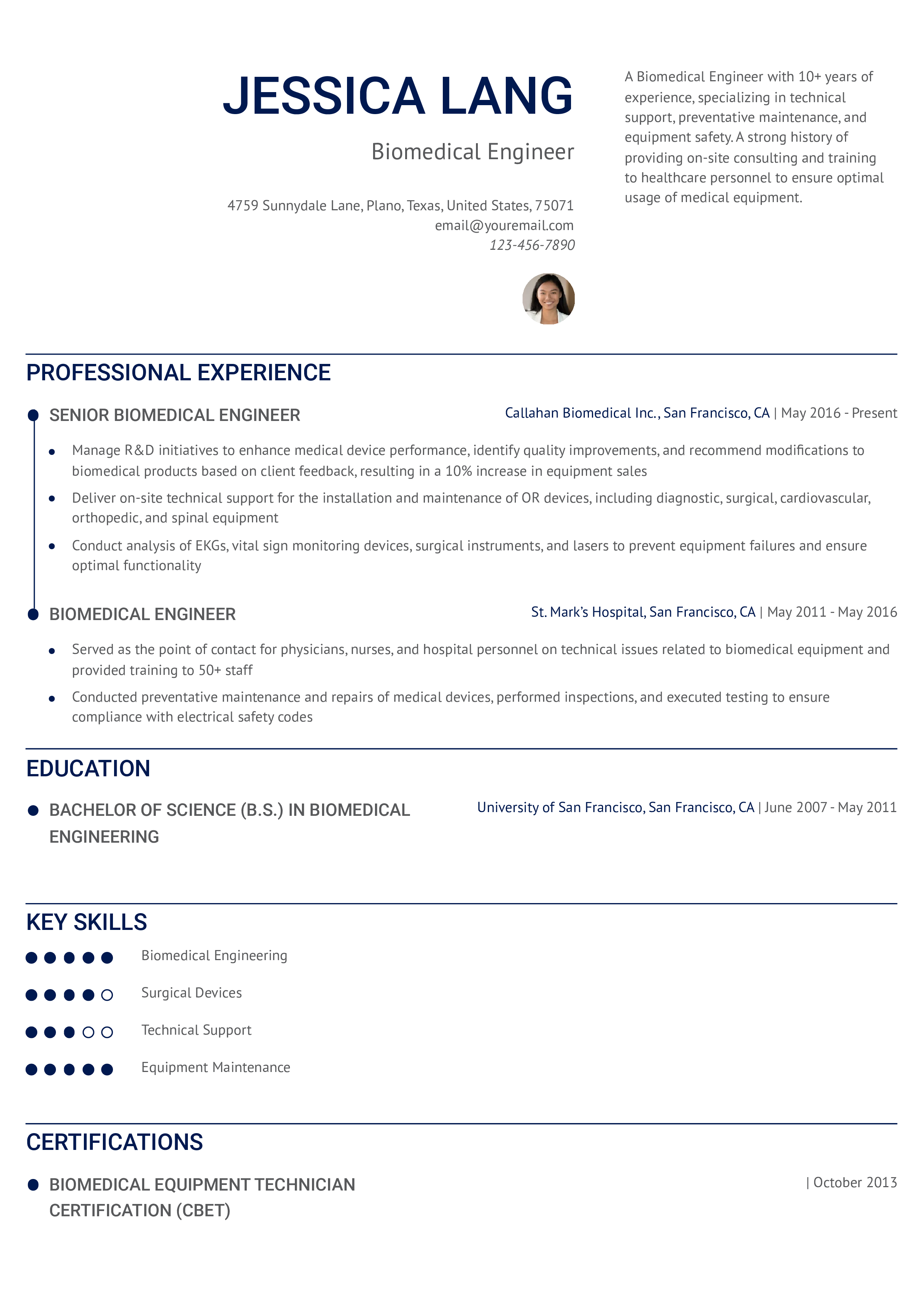 Senior-Level Resume
