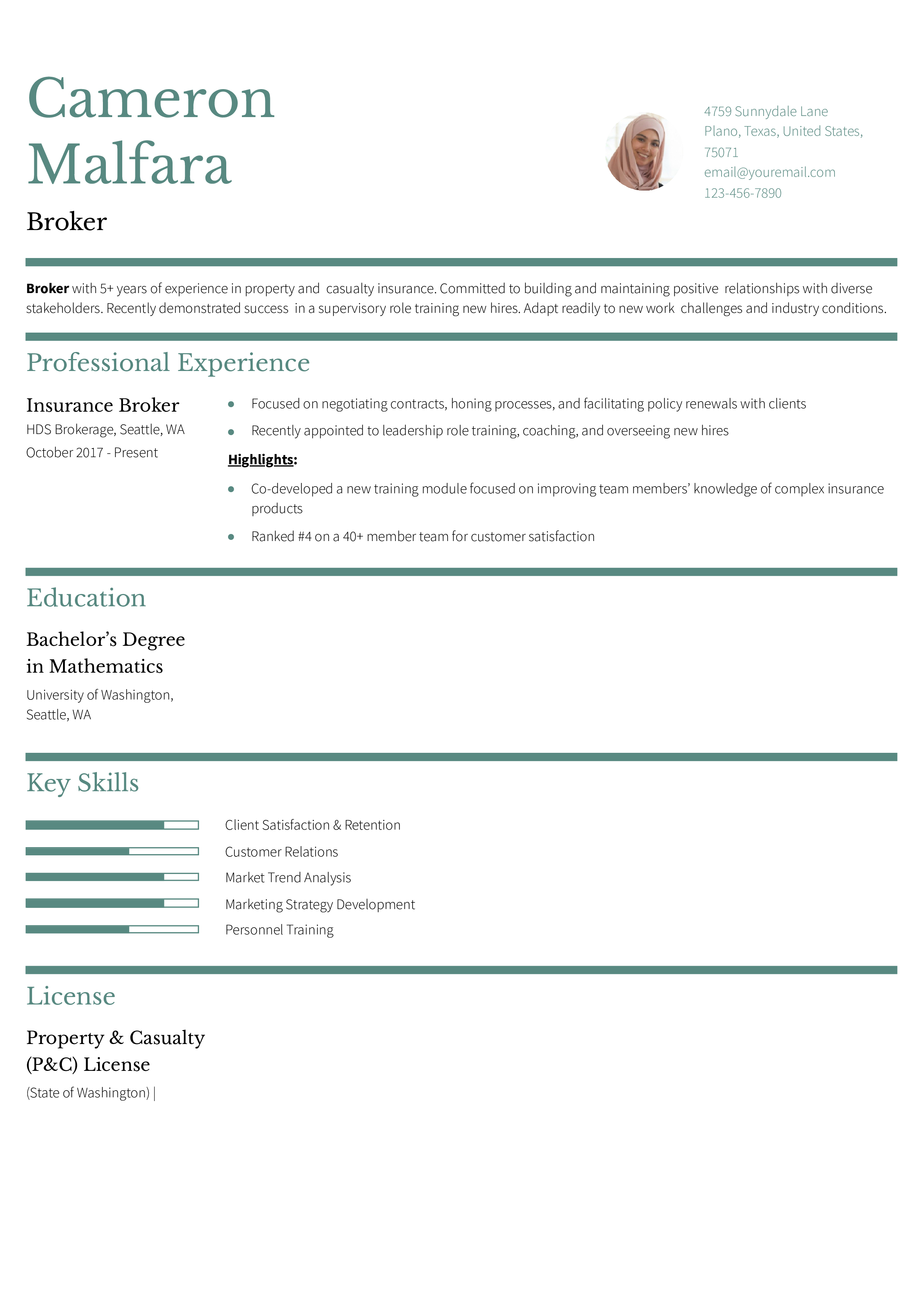 Entry-level Resume