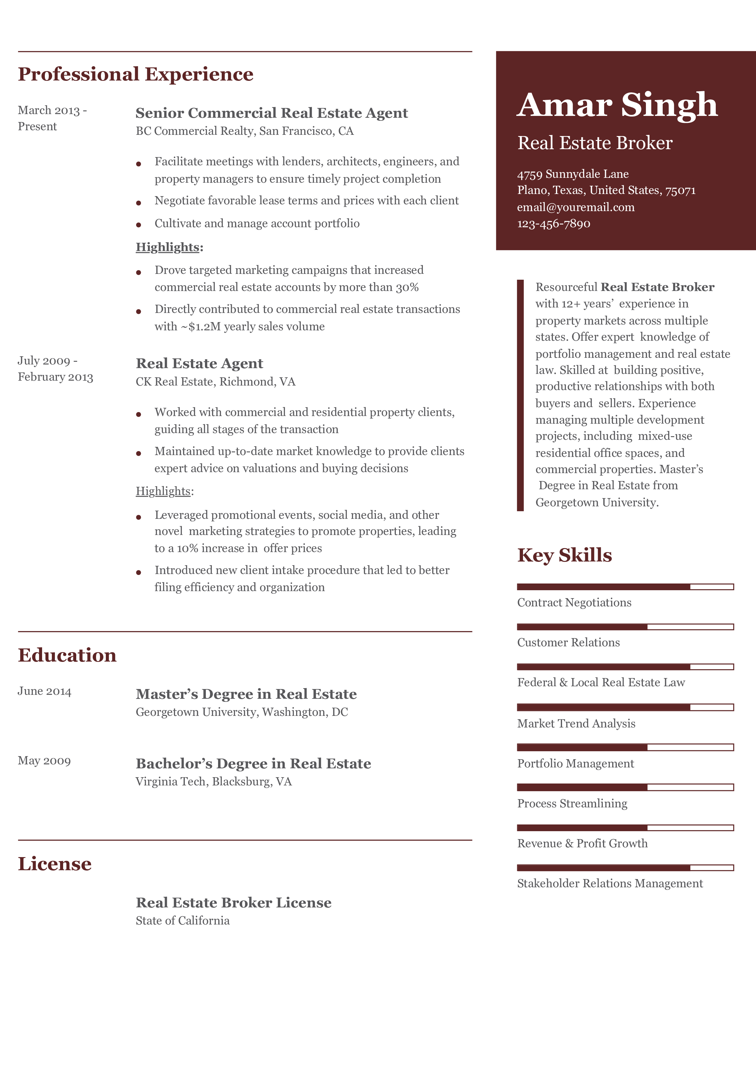Senior-level Resume
