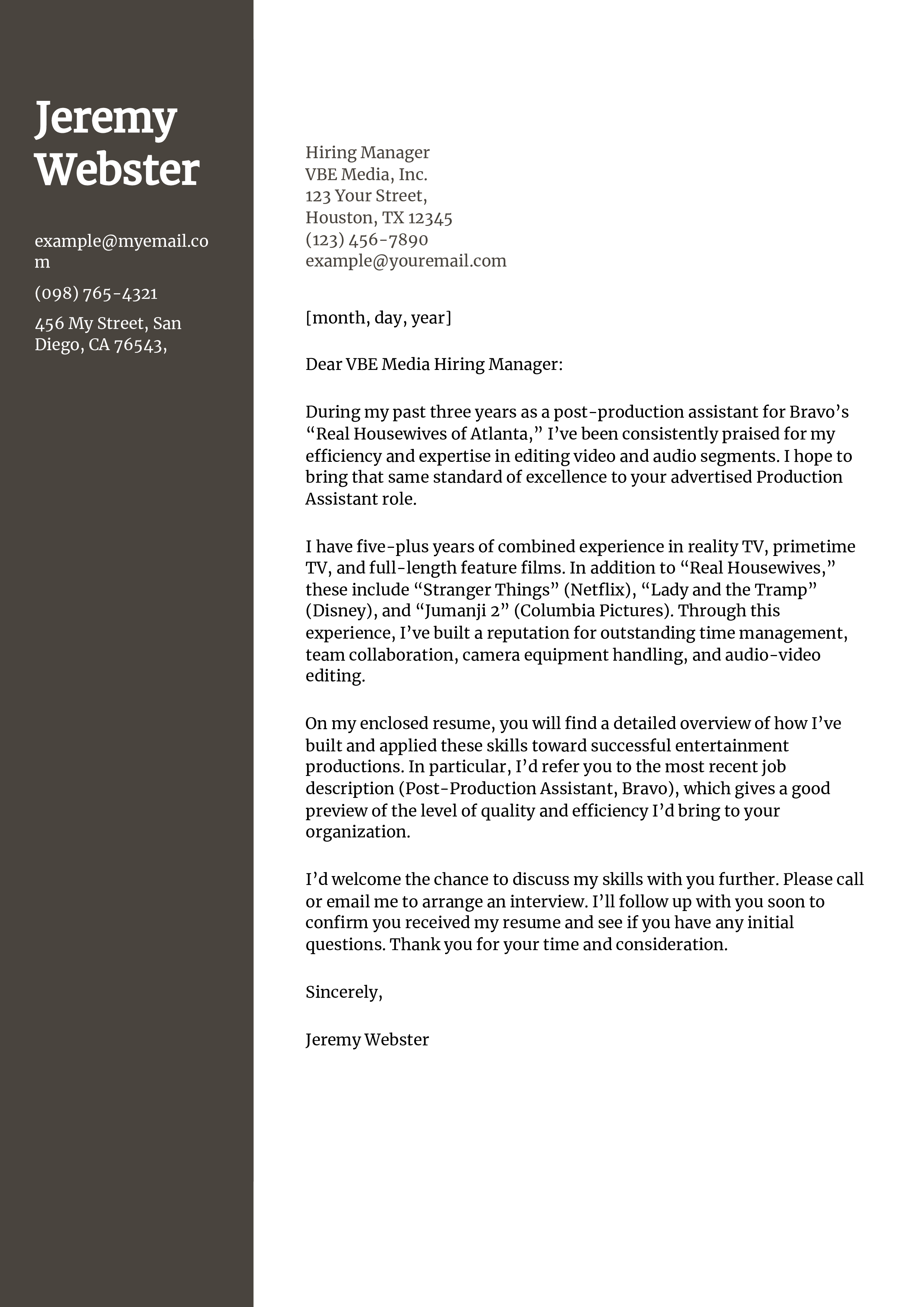 Mid-Career Resume