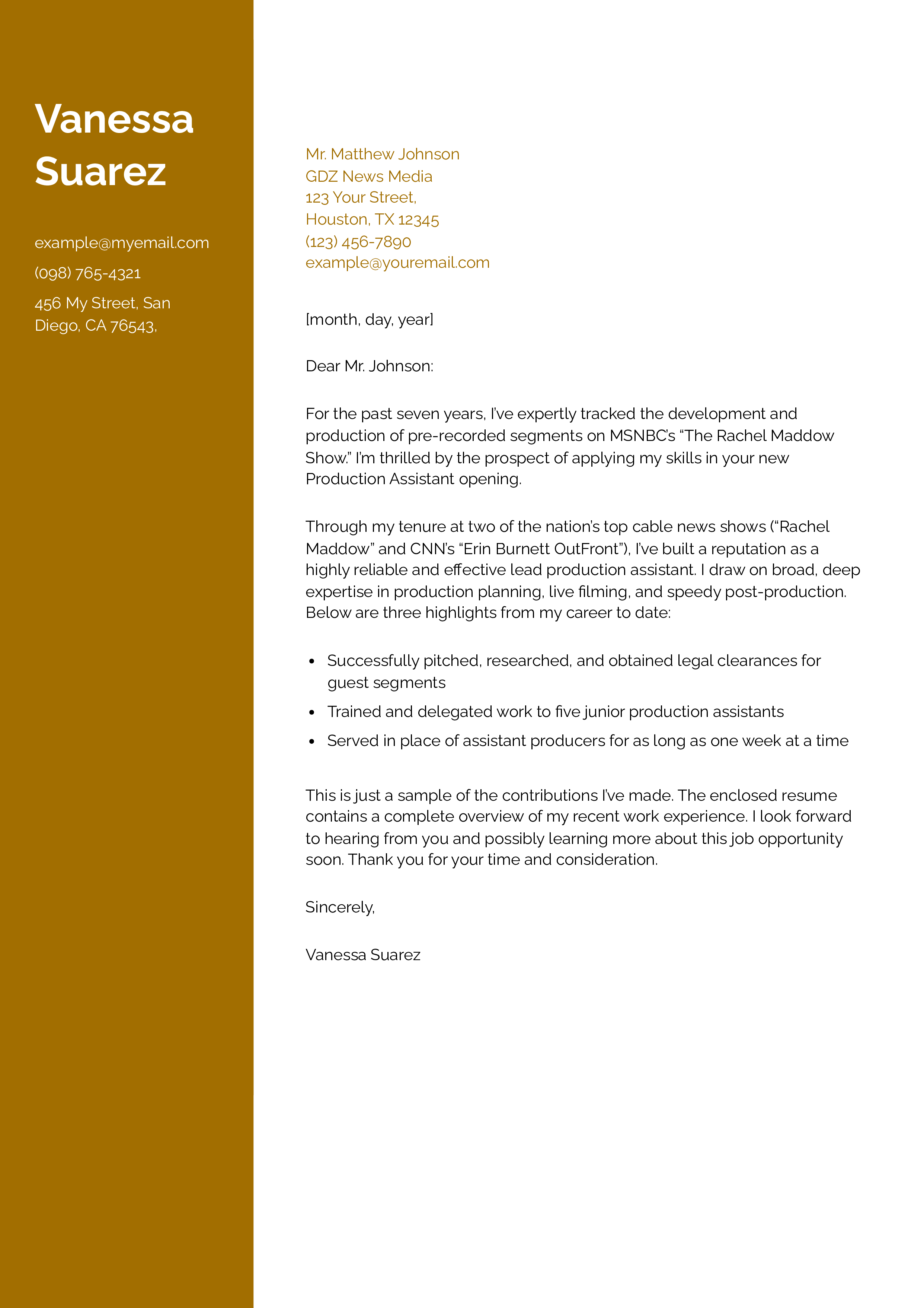 Senior-Level Resume
