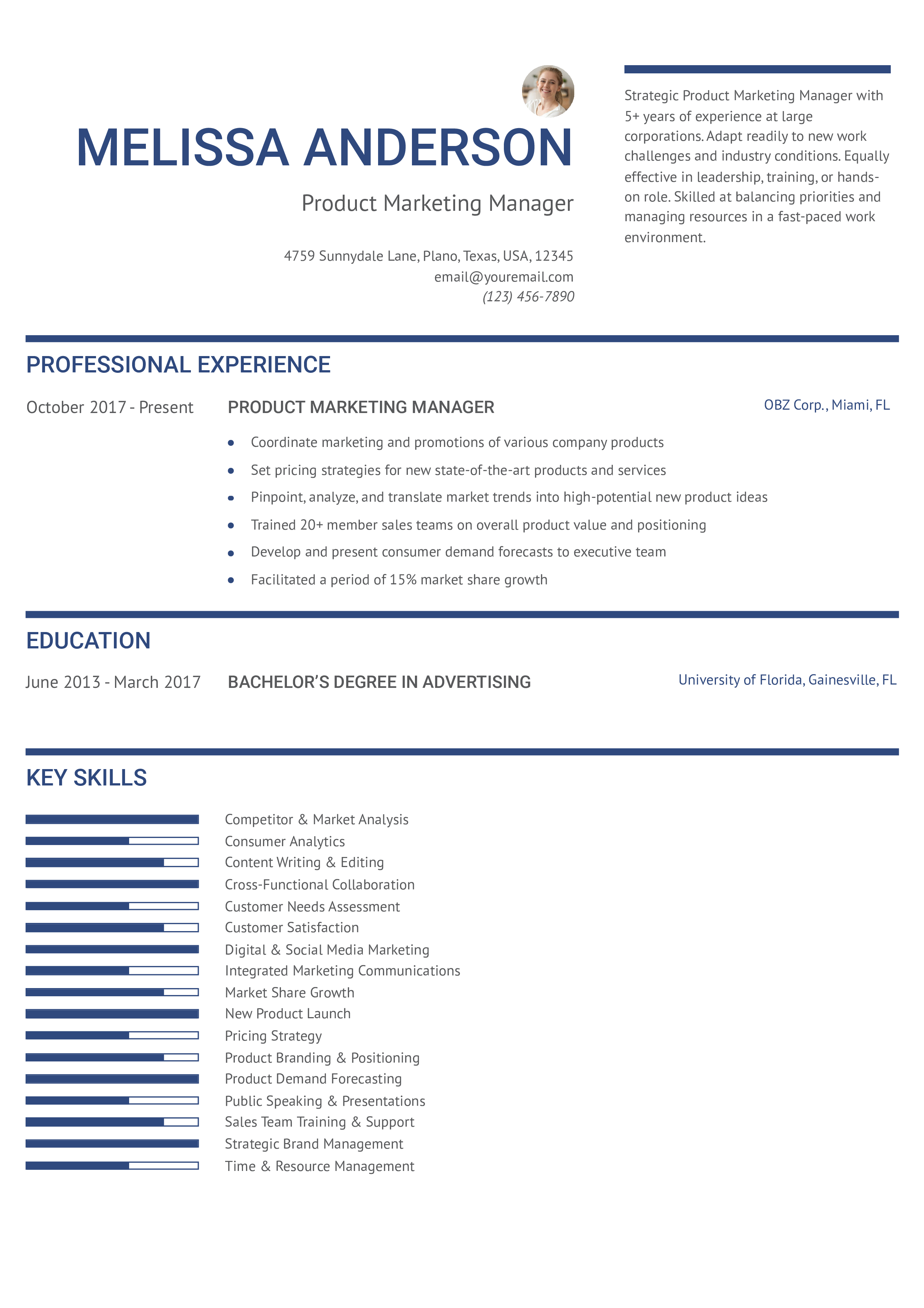 Senior-Level Resume