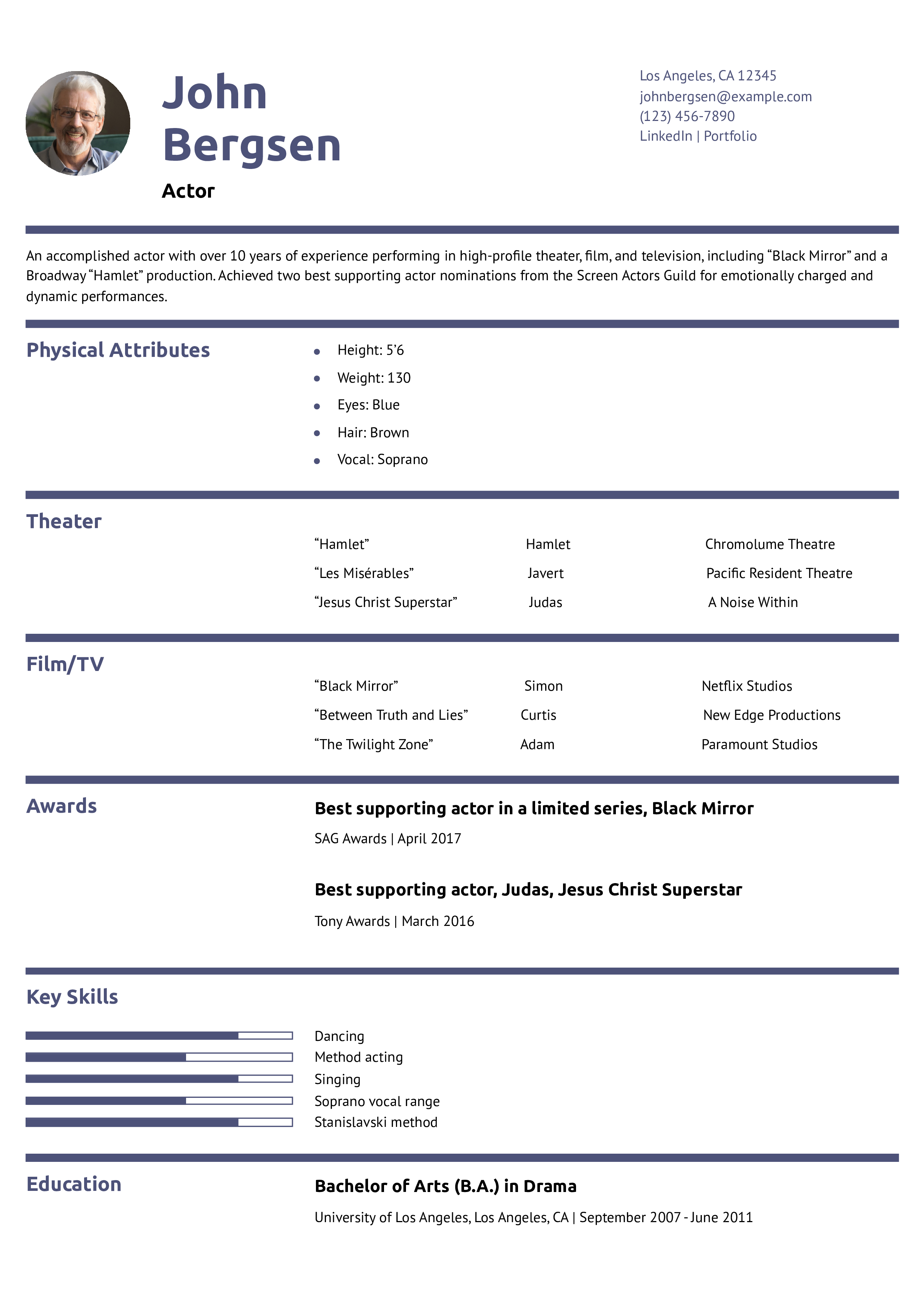 Senior-Level Resume