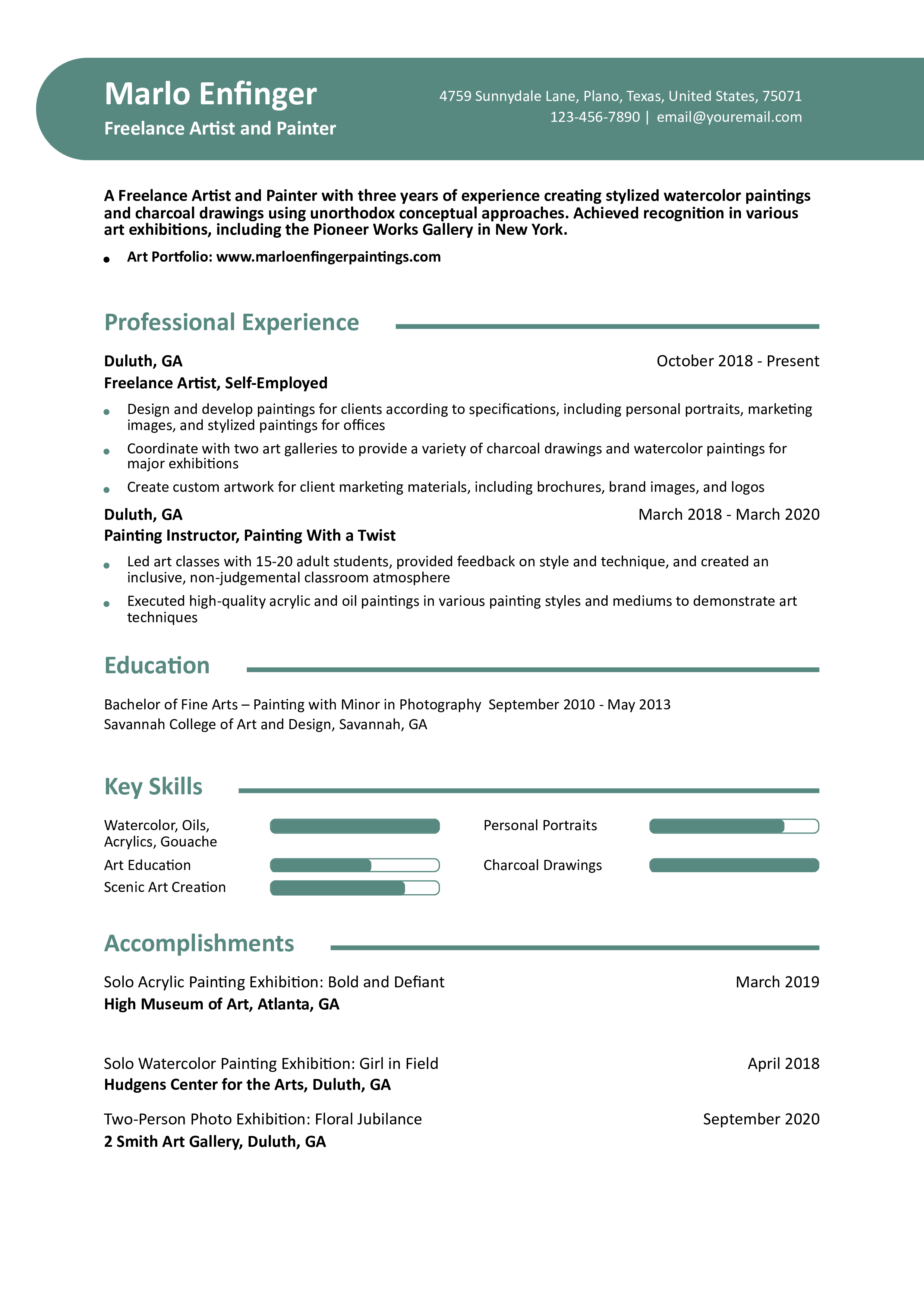 Innovative Resume Template
