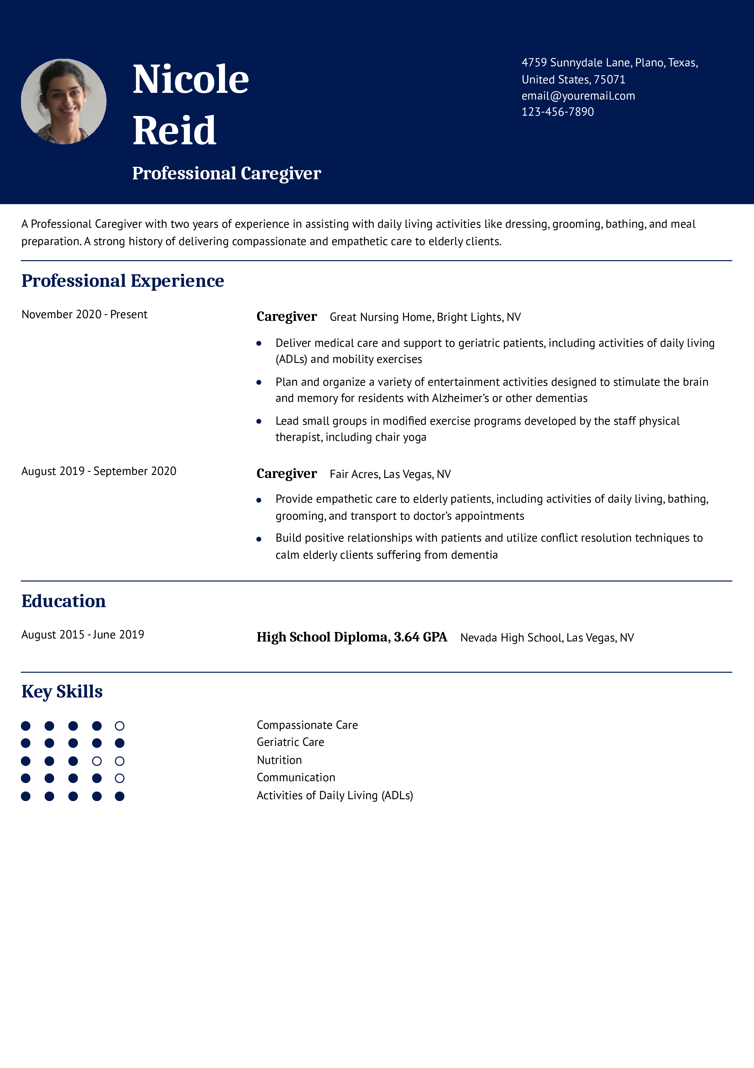 Entry-Level Resume