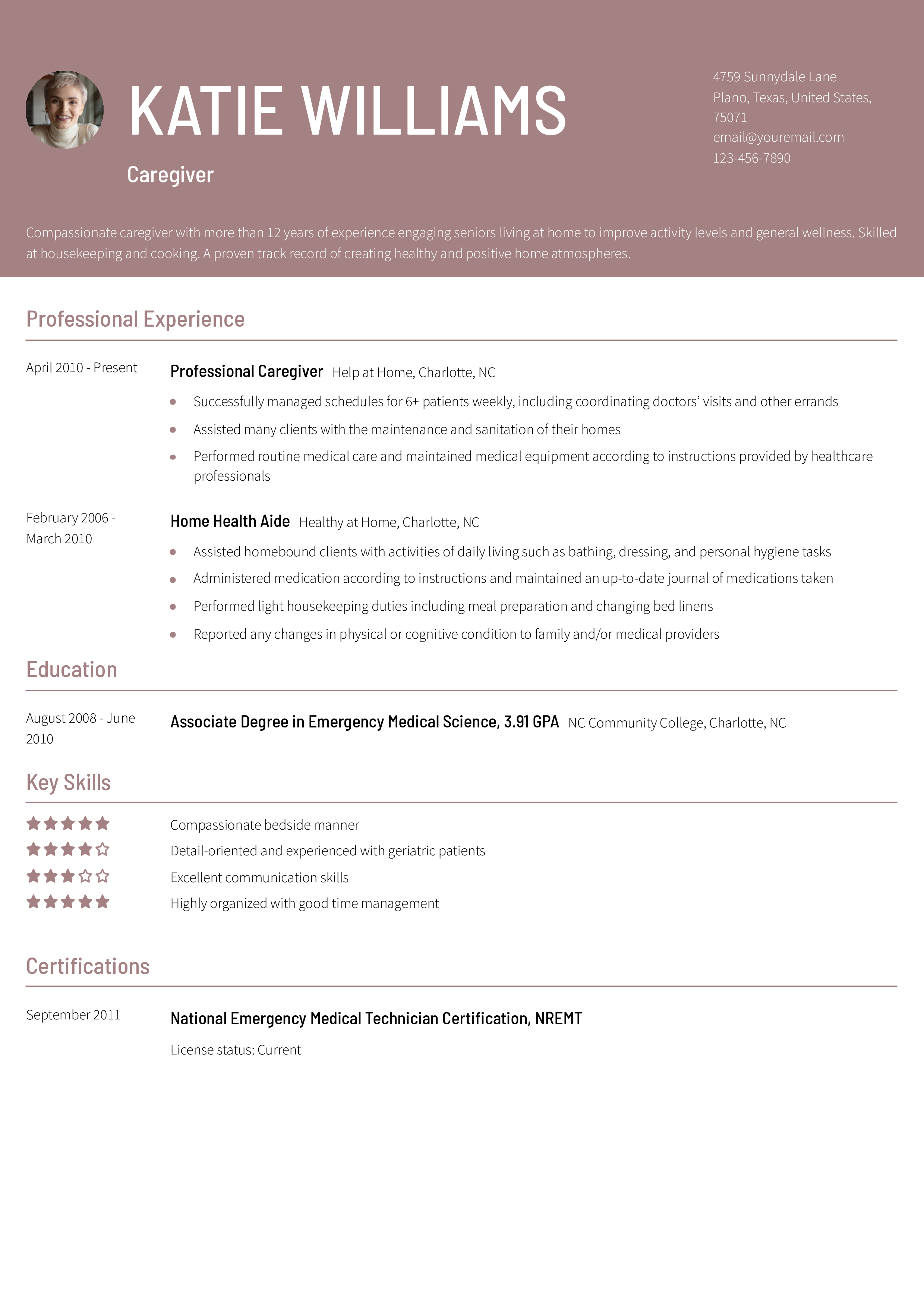Senior-Level Resume