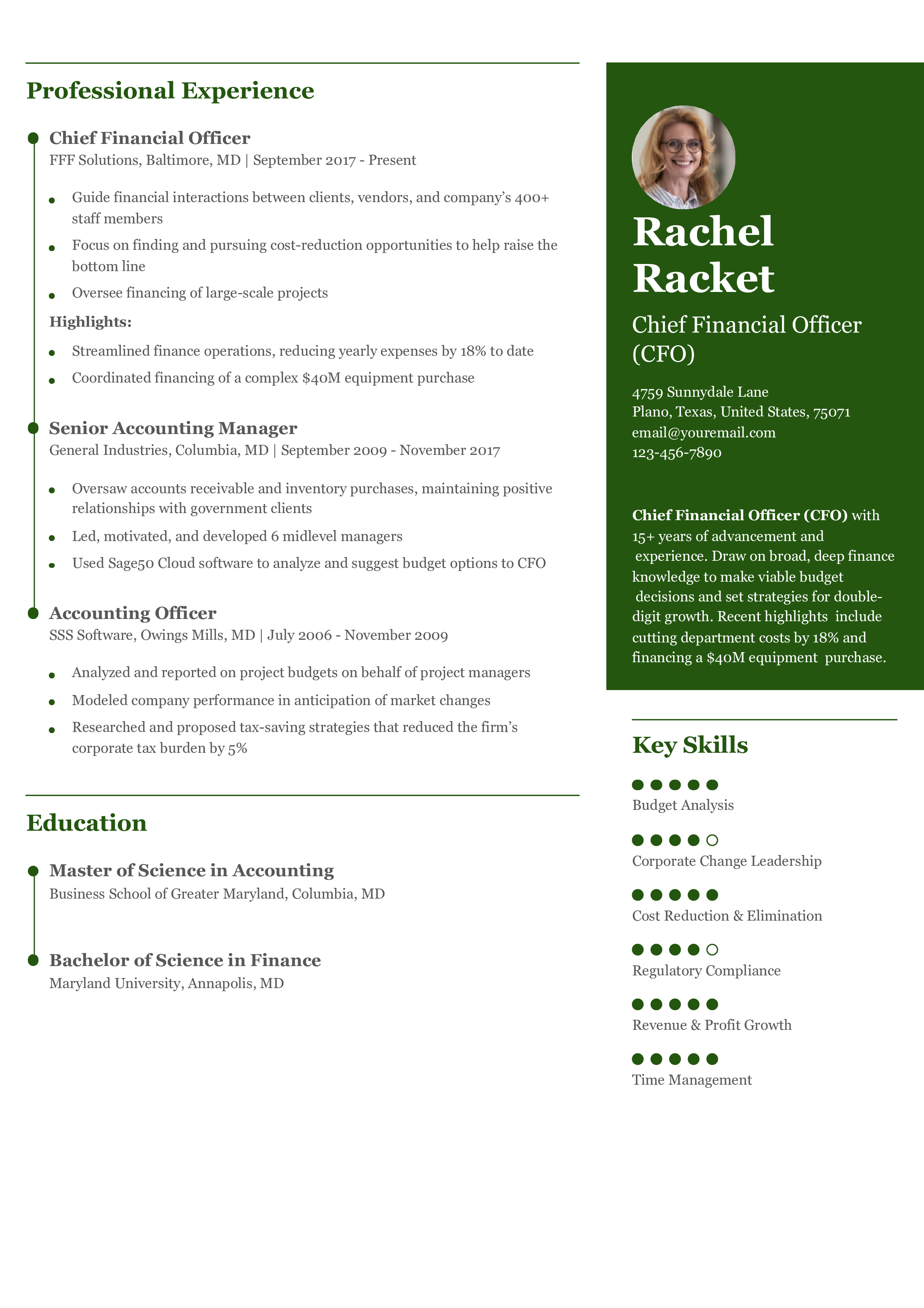 Senior-level Resume