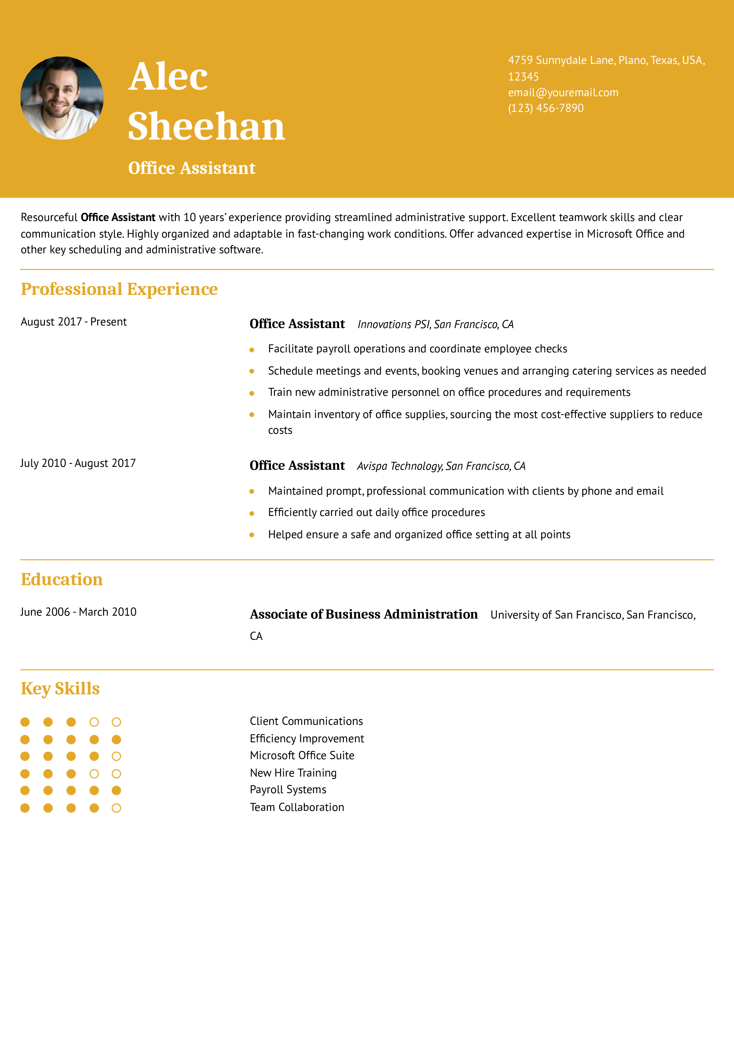 Senior-level Resume