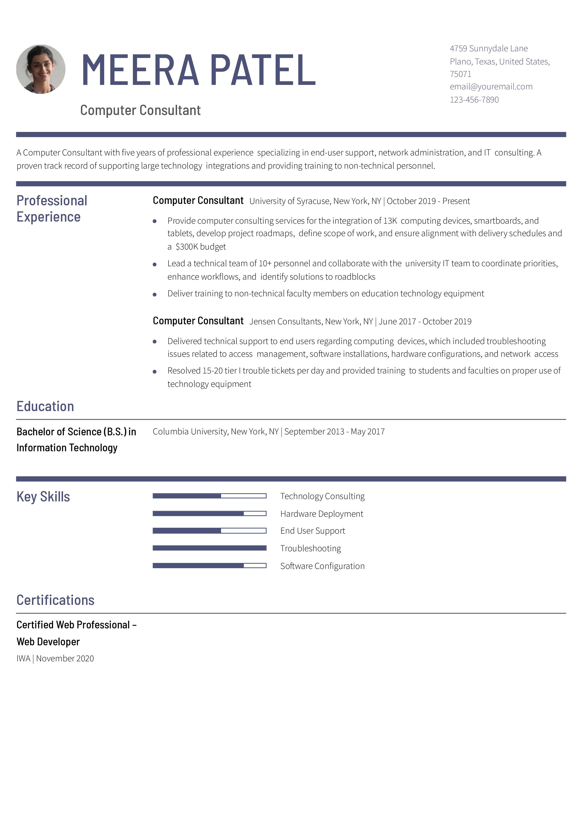 Entry-level Resume