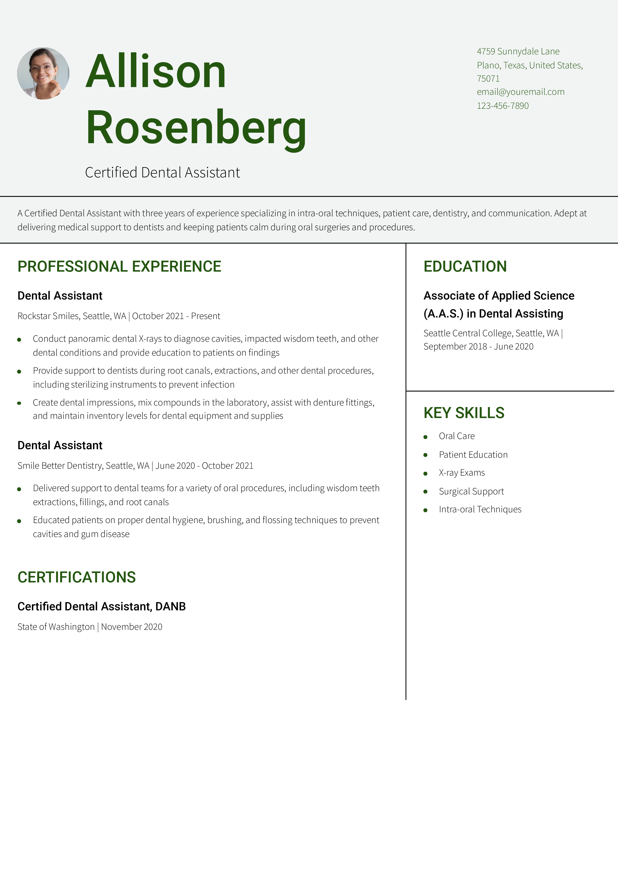 Entry-Level Resume
