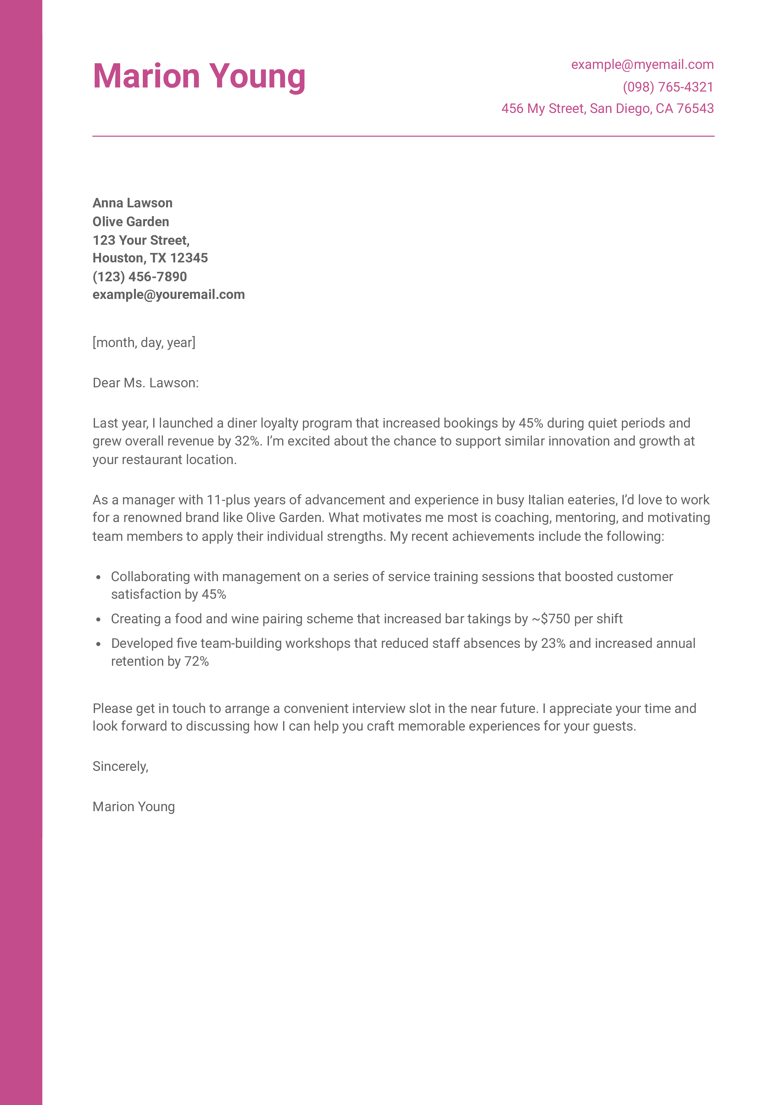 Senior-Level Resume