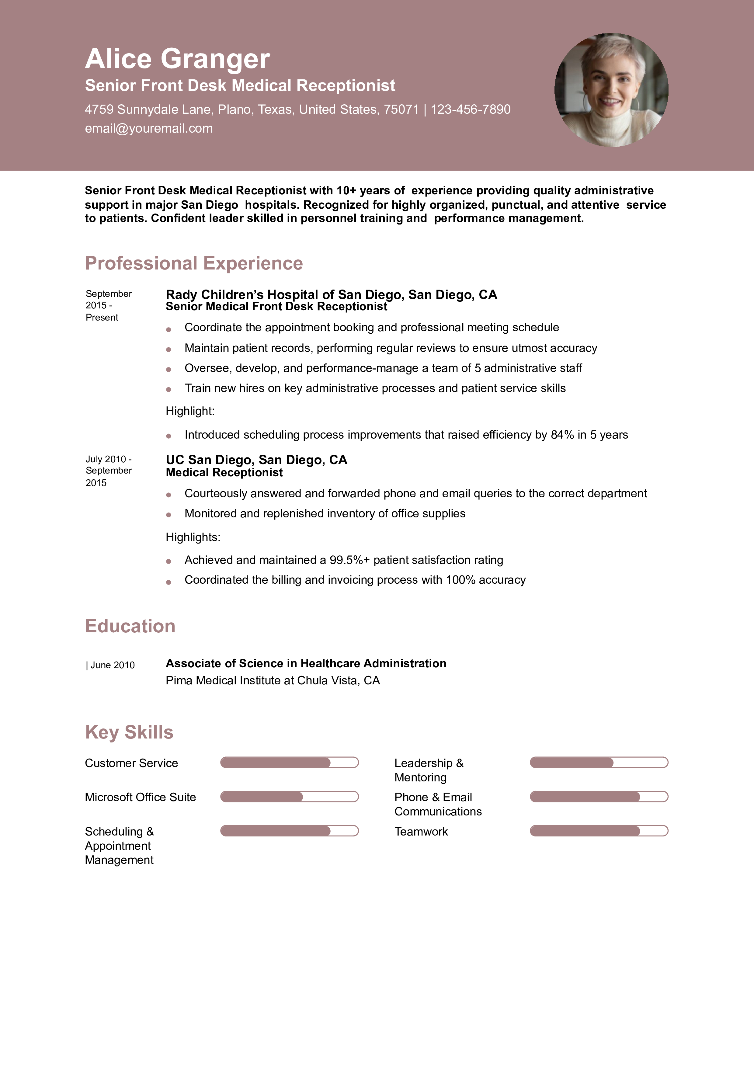 Senior-level Resume