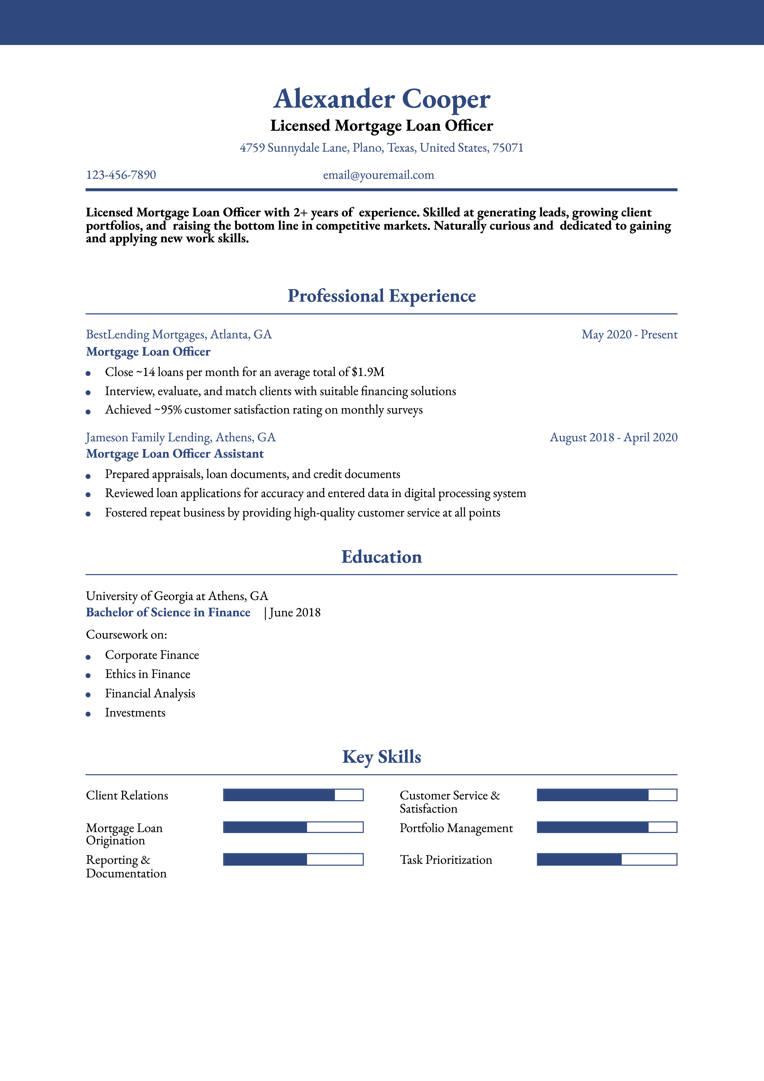 Entry-level Resume