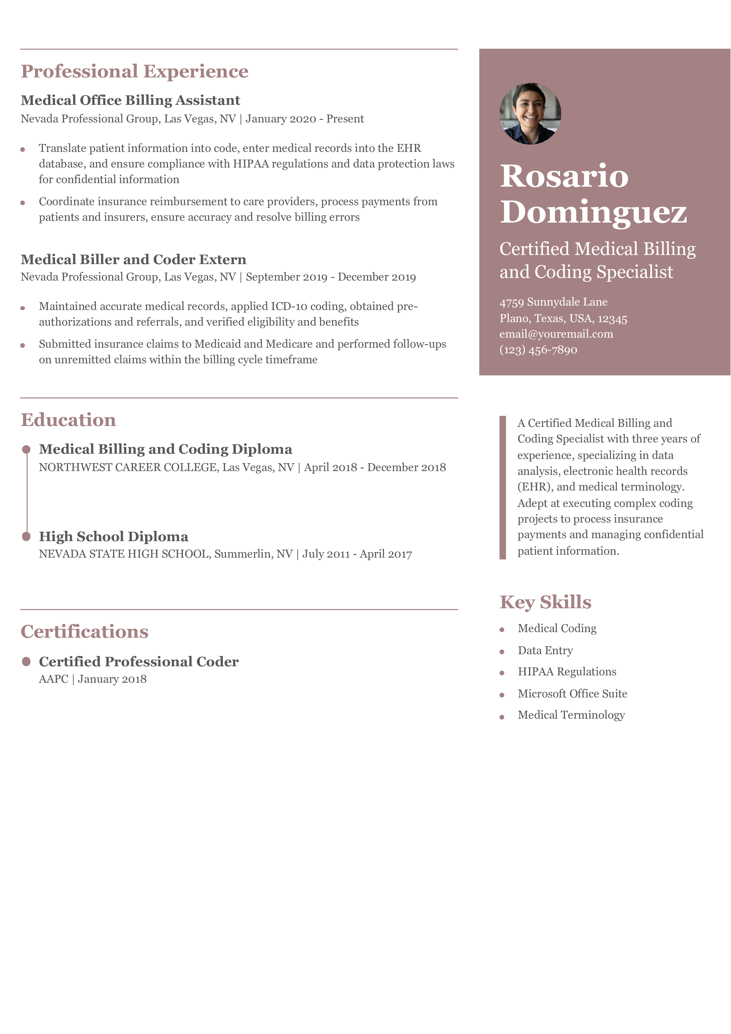 Entry-level Resume