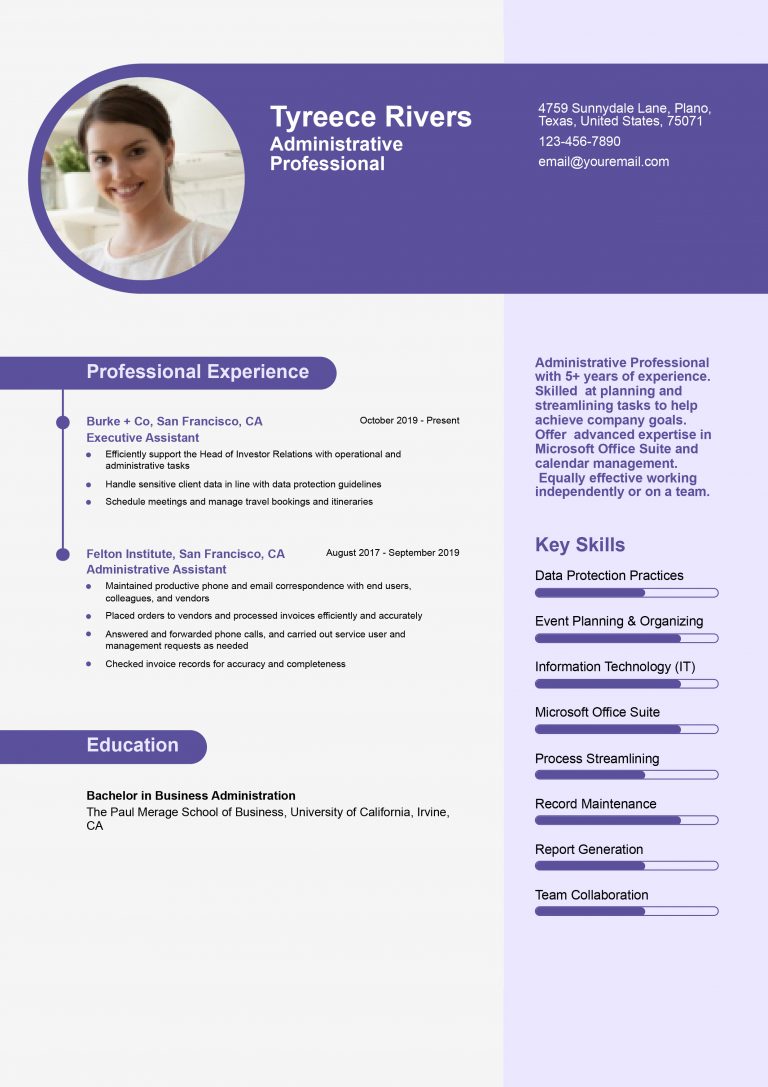 Office Assistant Resume Examples - Office Assistant Mid Level 768x1087 