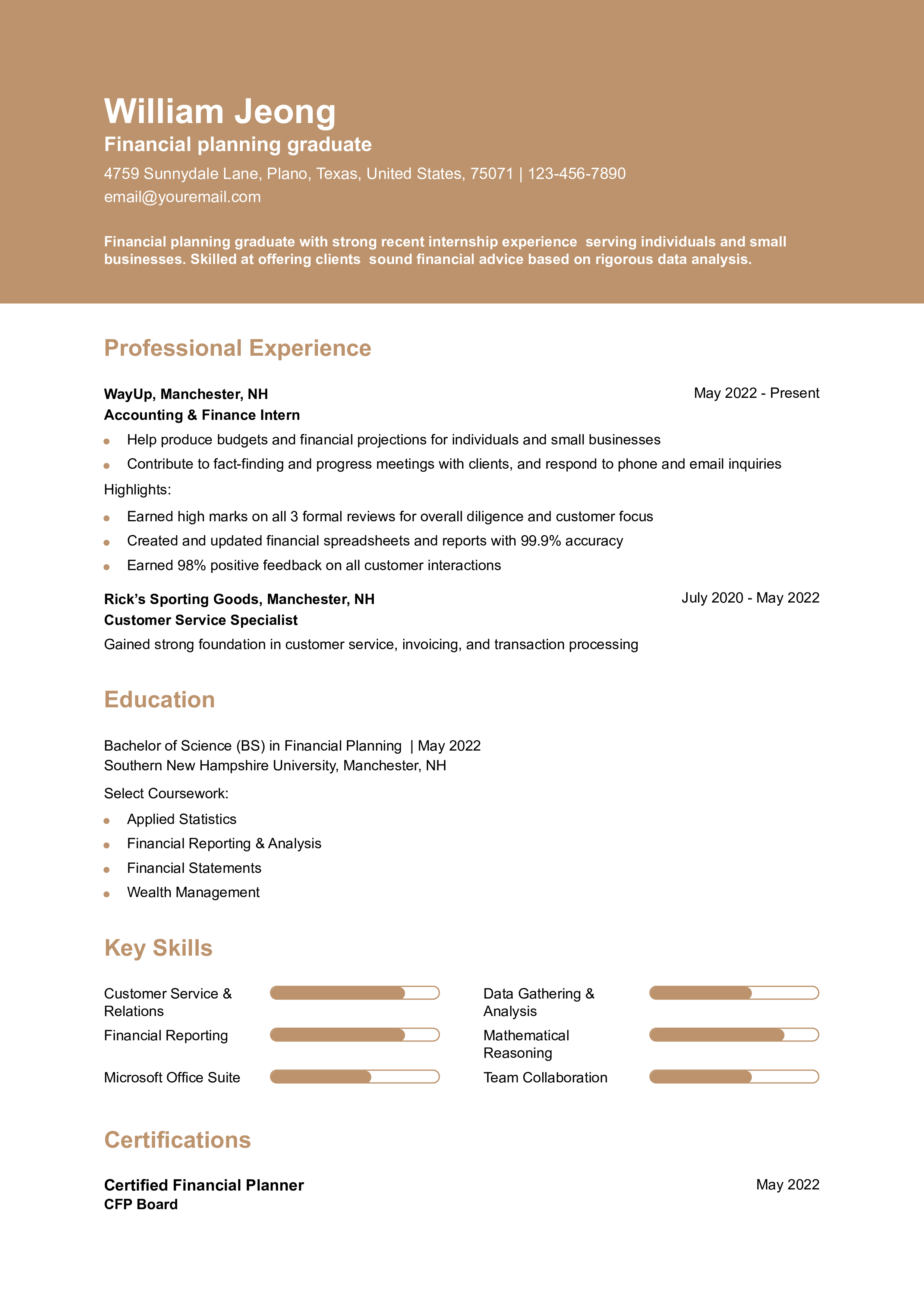 Entry-level Resume