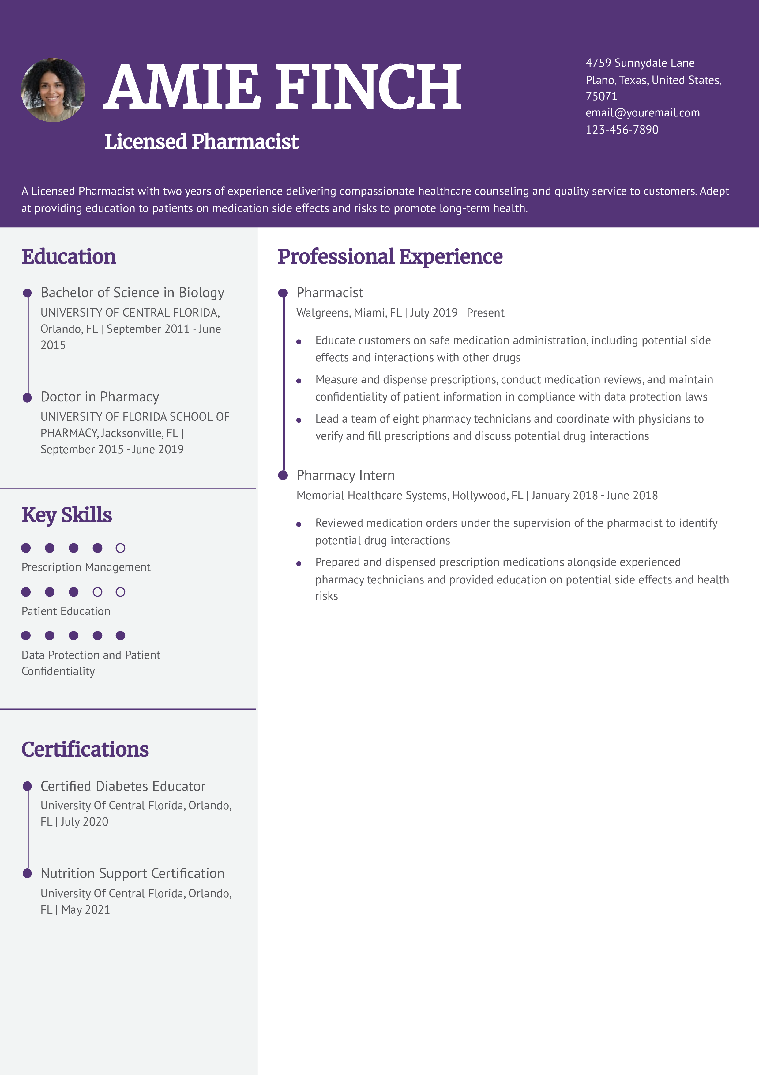 Entry-Level Resume