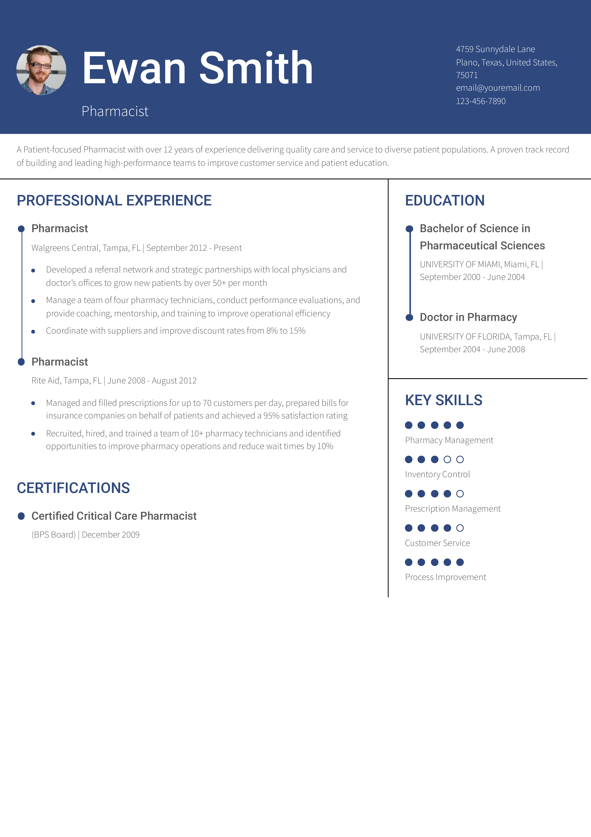 Senior-Level Resume