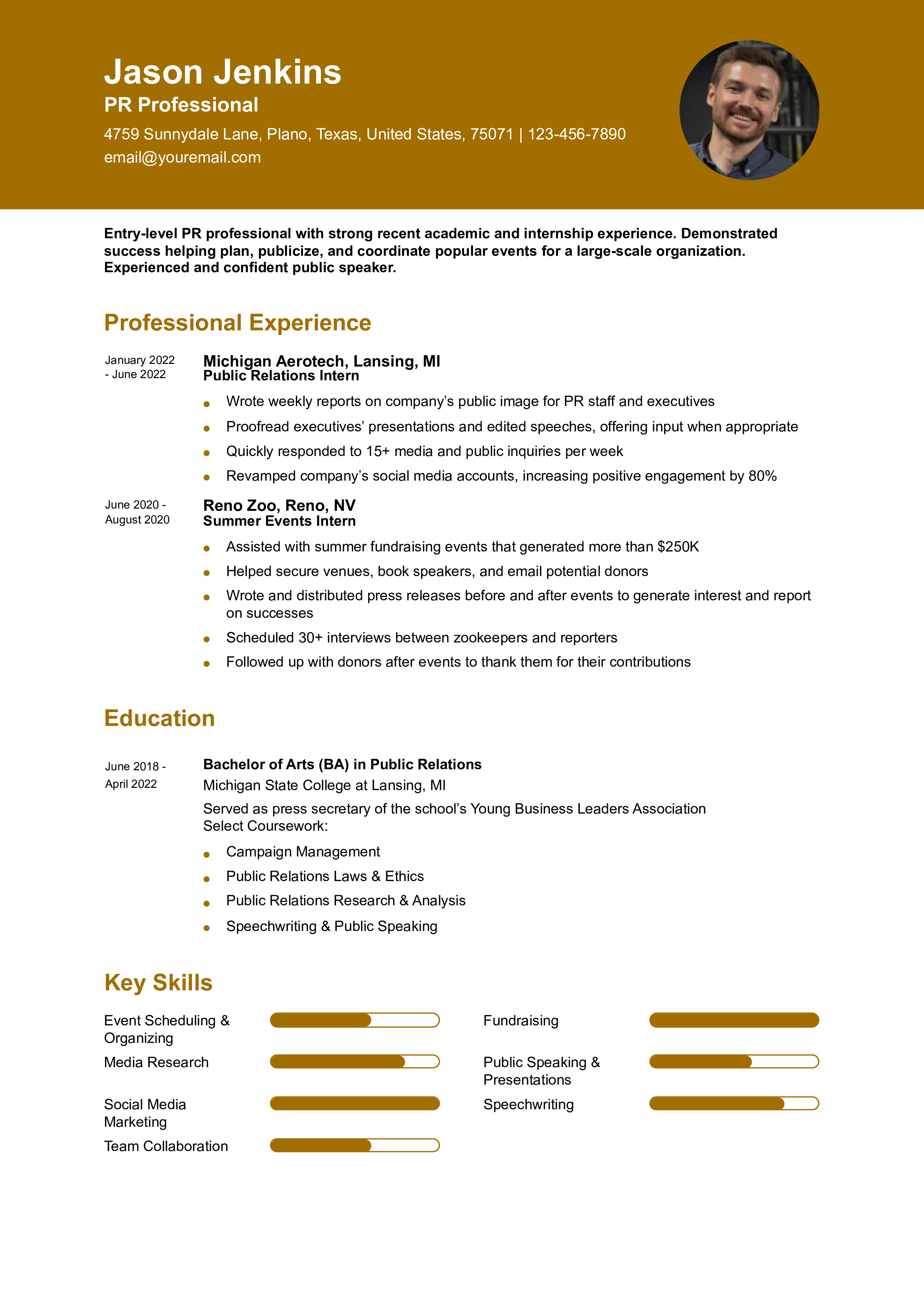 Entry-Level Resume