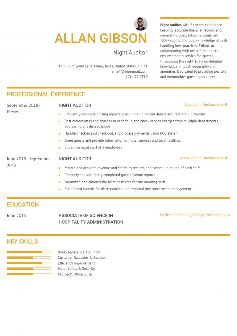 Hospitality Resume Examples and Templates for 2025 - ResumeBuilder.com
