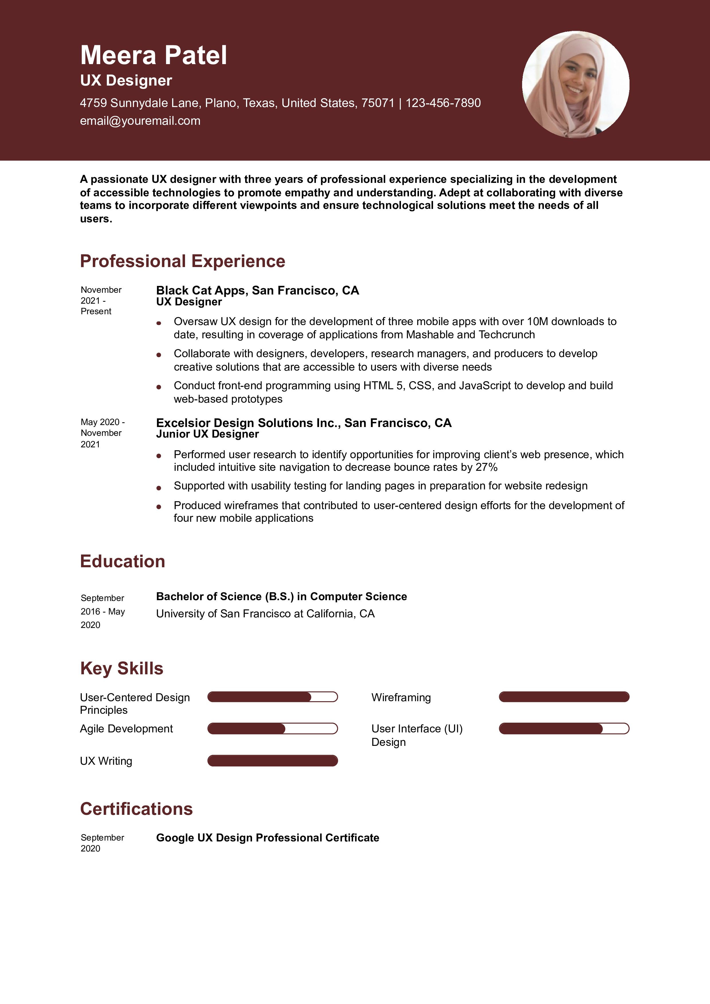 Entry-Level Resume