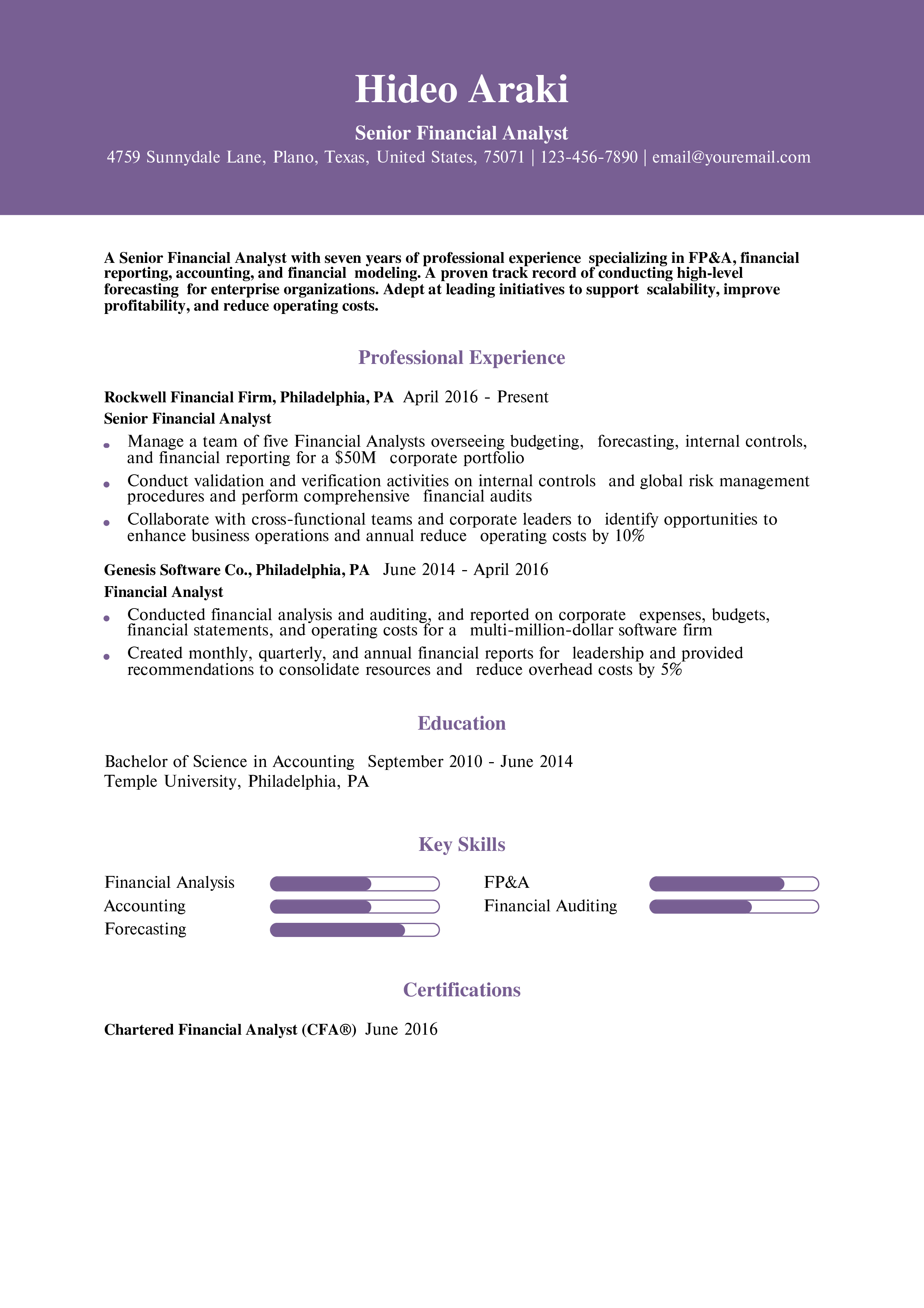 Entry-Level Resume