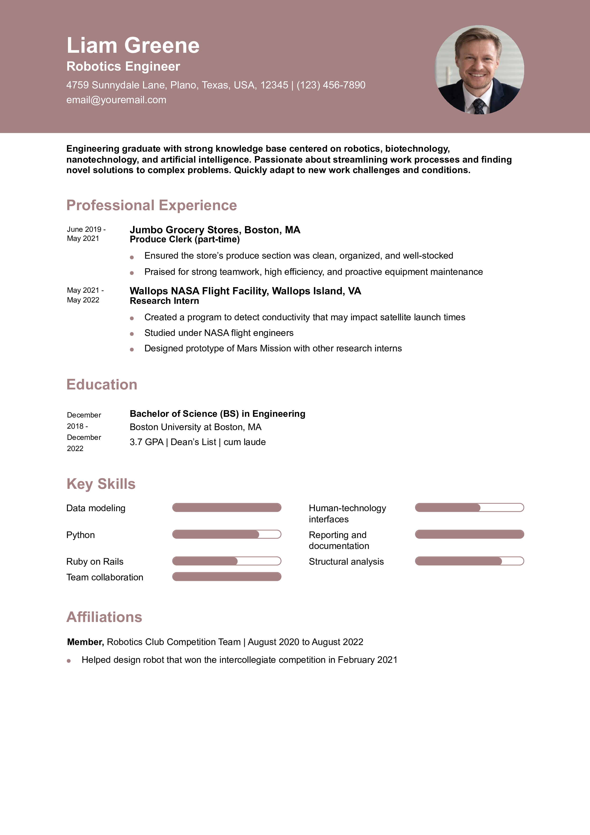 Senior-Level Resume