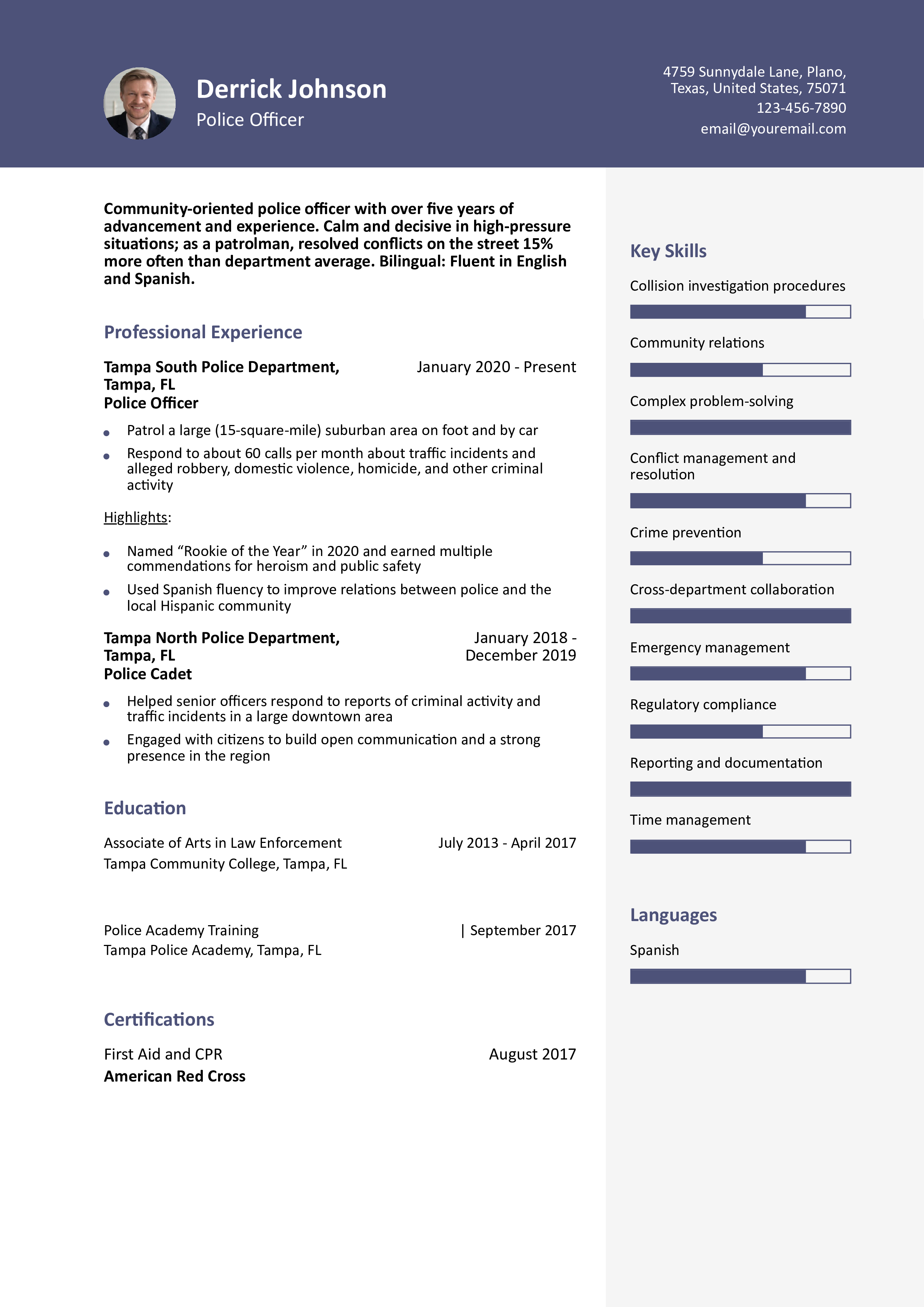 Mid-Career Resume