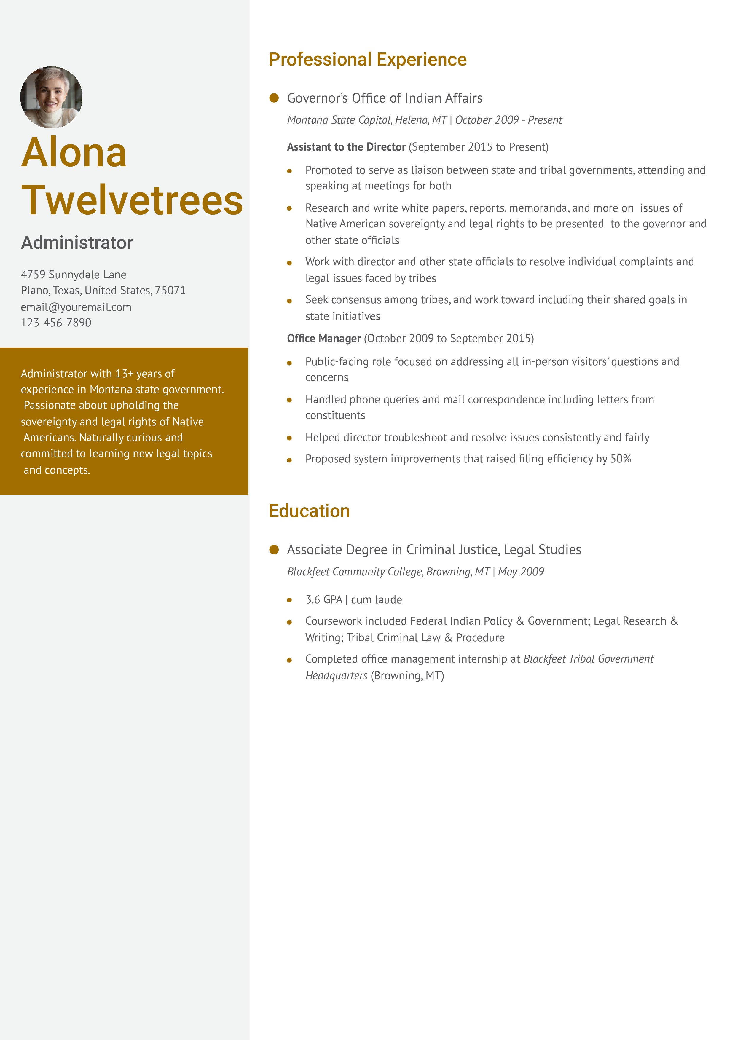 Senior-Level Resume