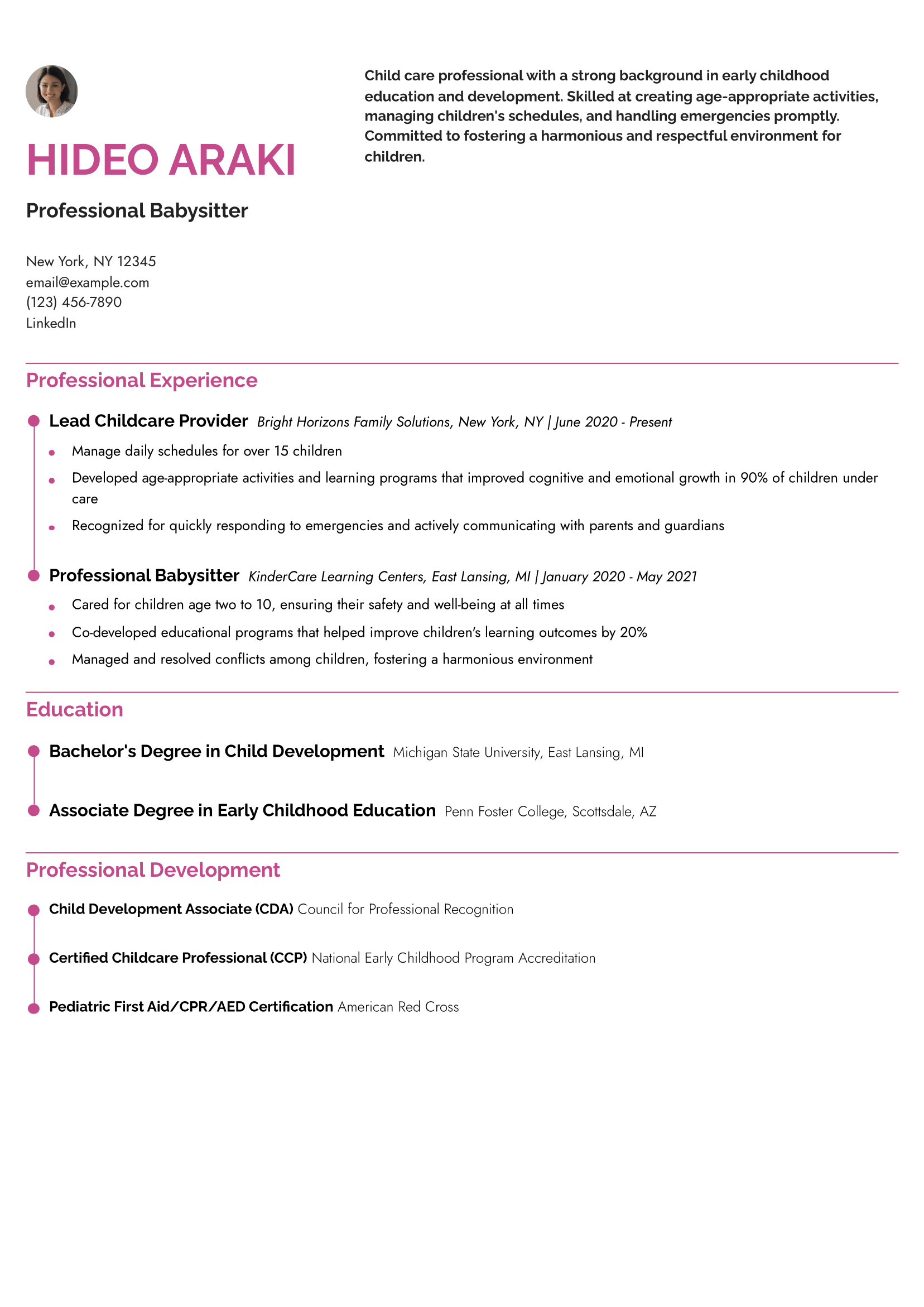 10 Babysitter Resume Examples and Templates for 2025 - ResumeBuilder.com 10-babysitter-resume-examples-and-templates-for-2025-resumebuilder-com