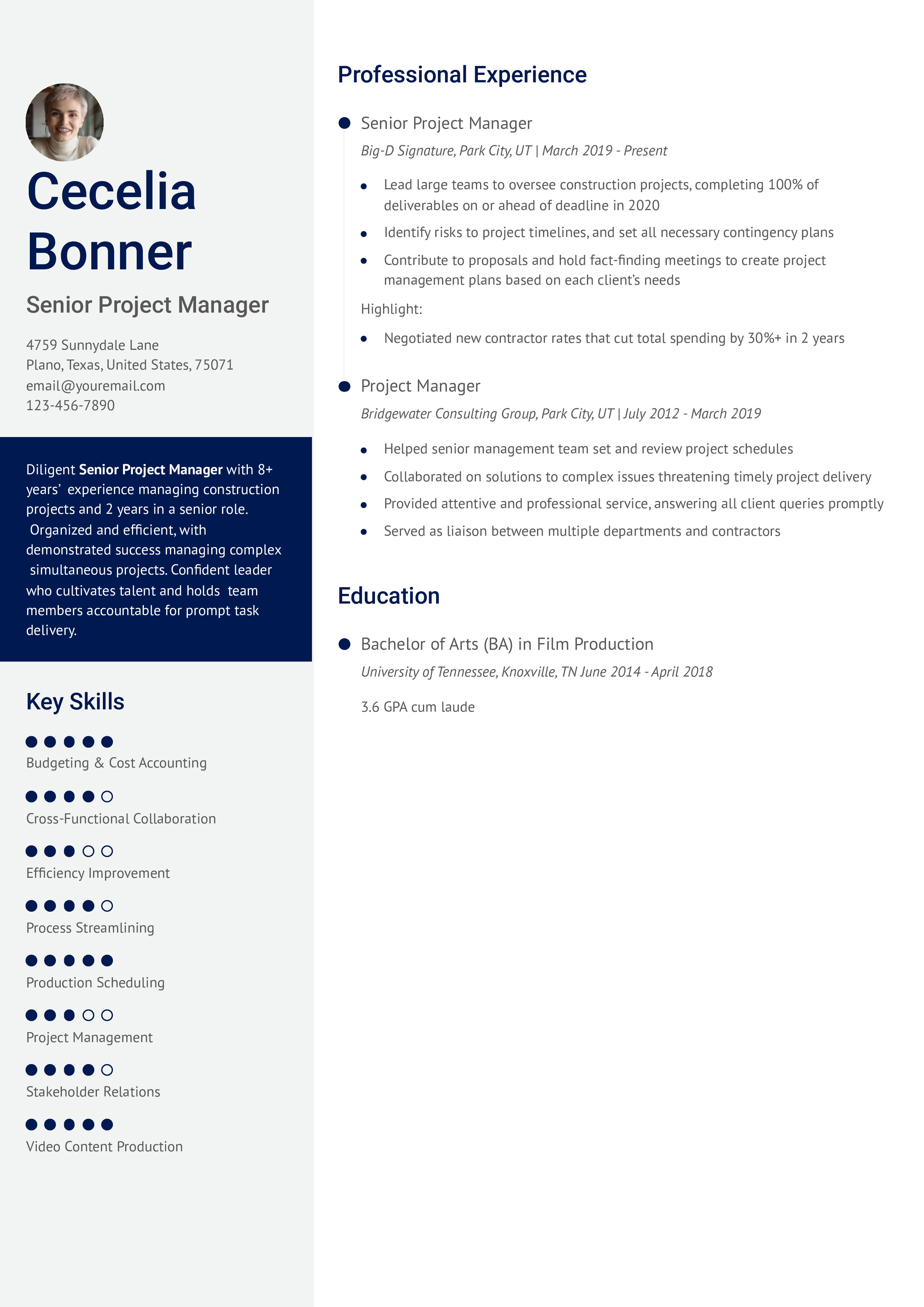 Entry-Level Resume
