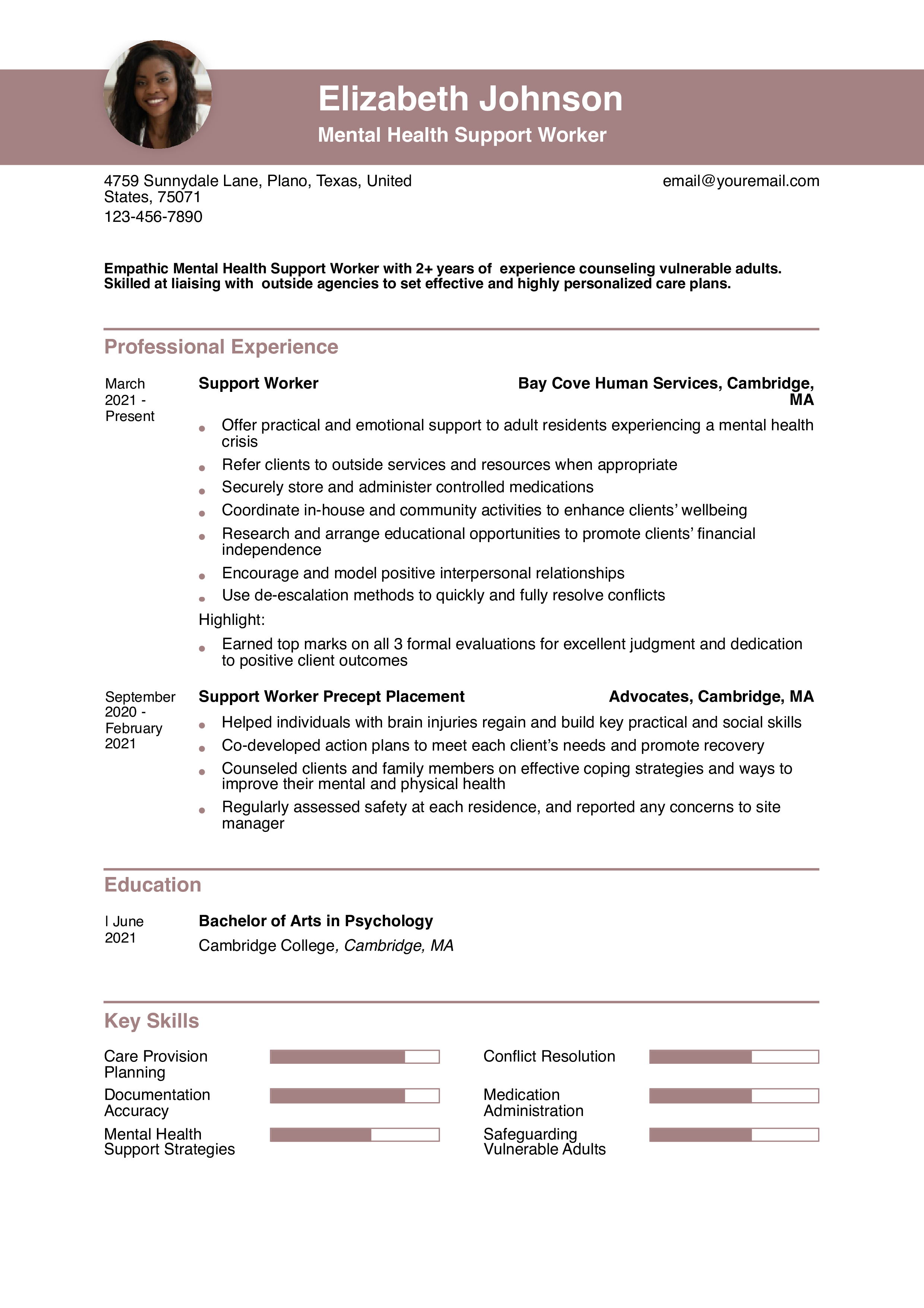 Entry-level Resume