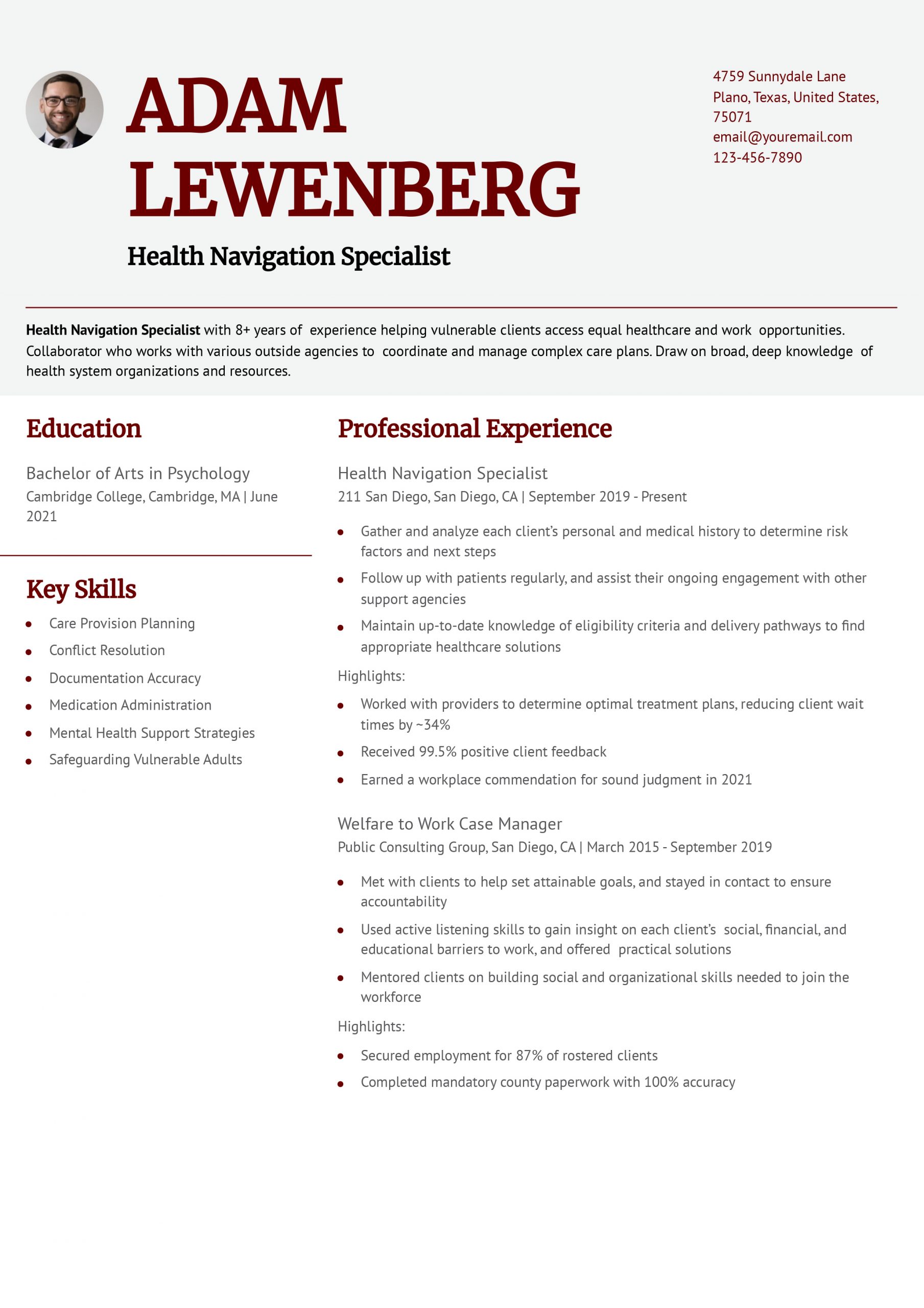 Human Service Worker Resume Examples and Templates for 2025