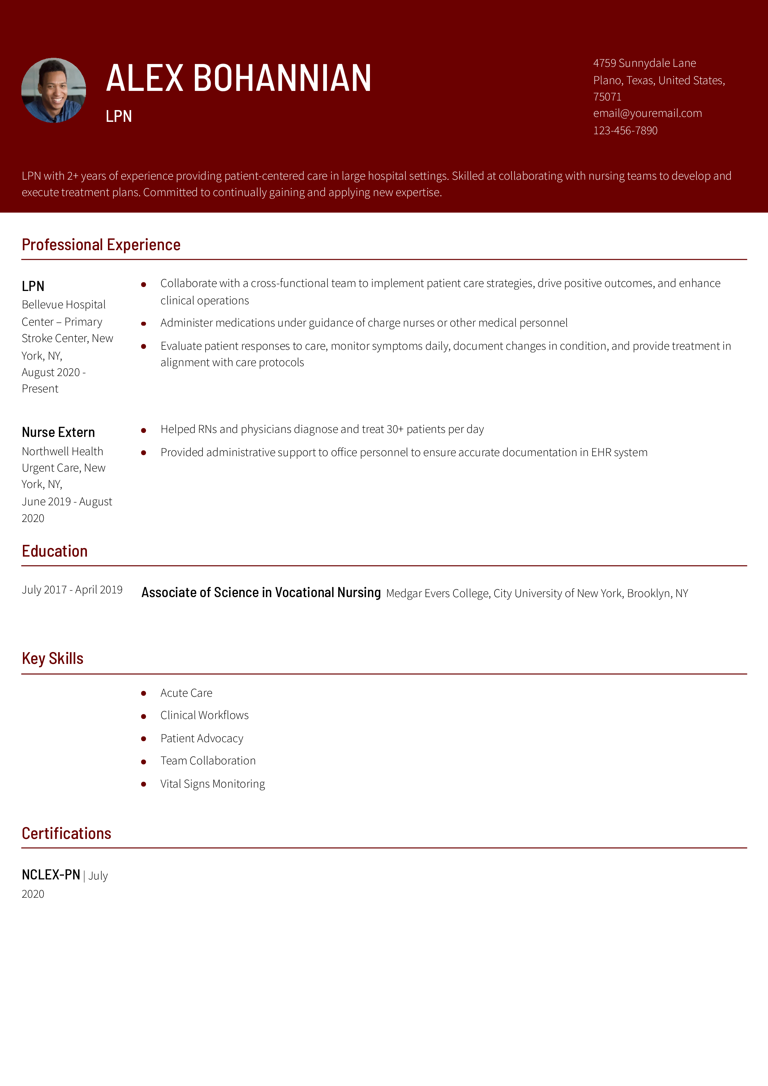 Licensed Practical Nurse LPN - Licensed Practical Nurse LPN Entry Level.pdf 