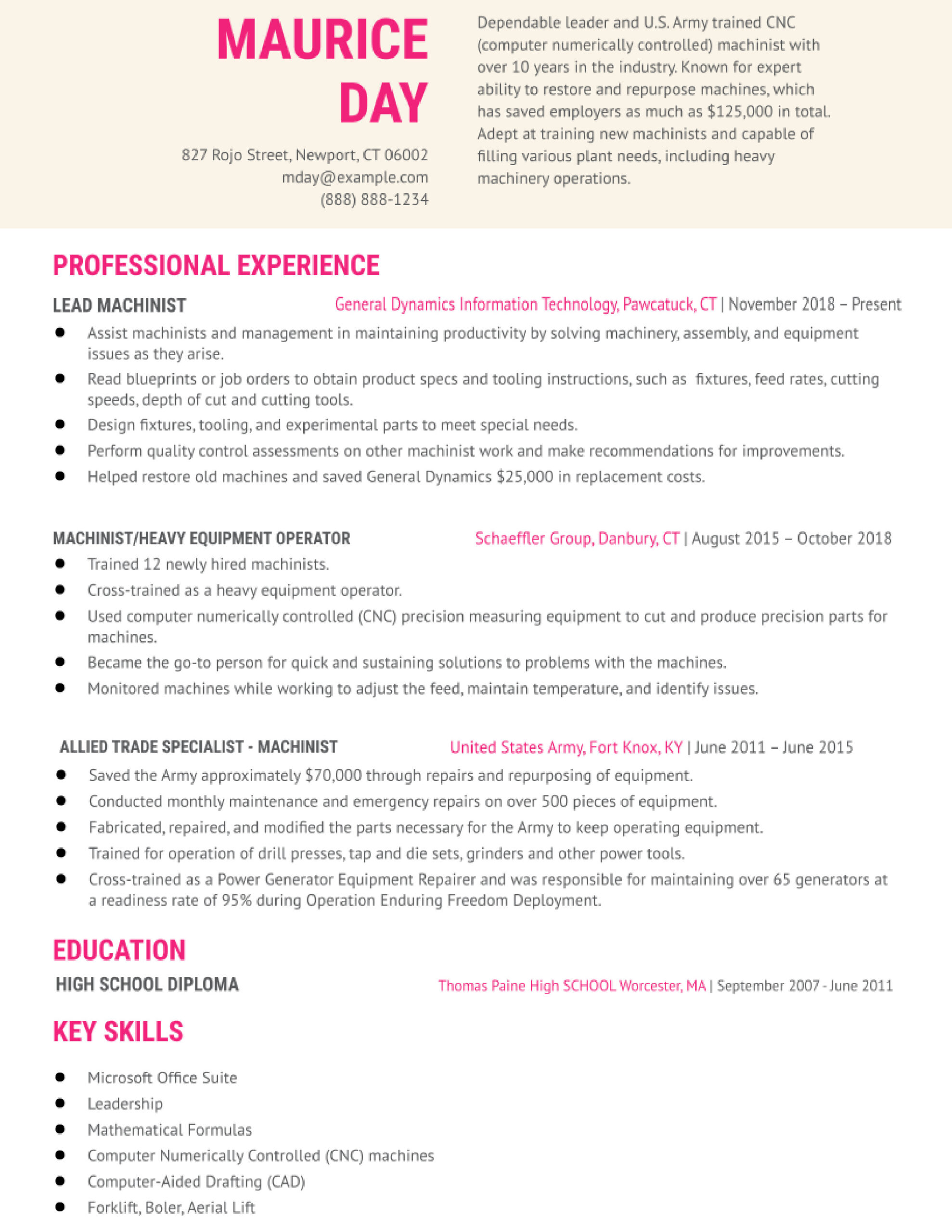 Production Resume Examples and - Production Resume Examples And Templates For 2023 Scaled
