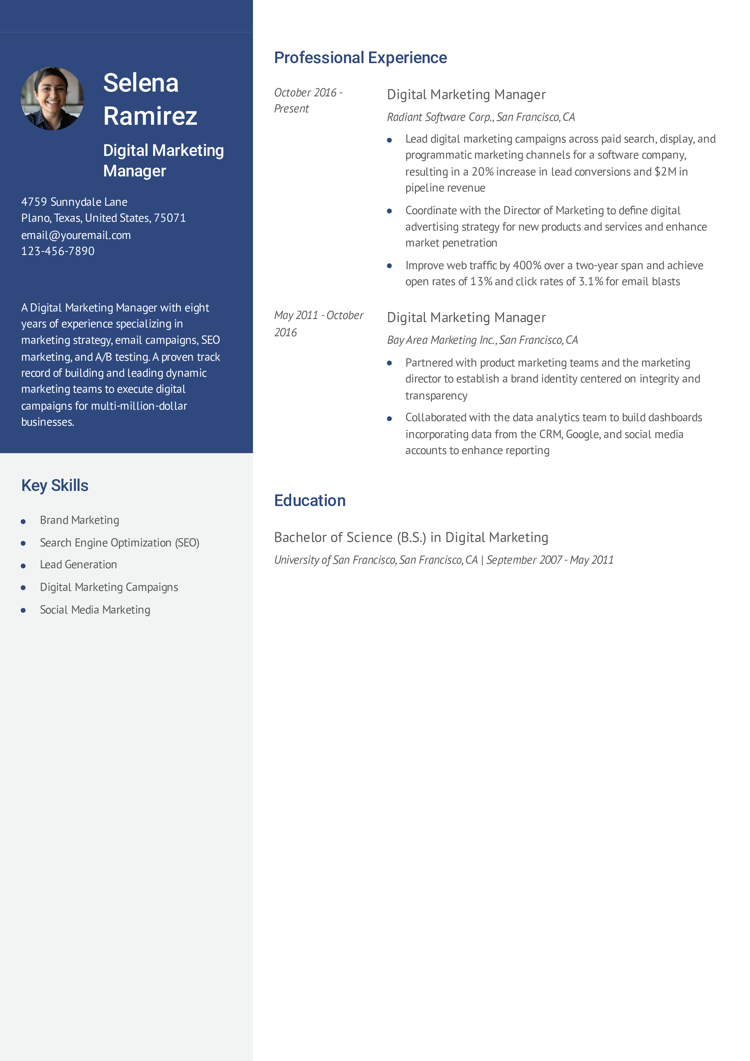 Senior-Level Resume