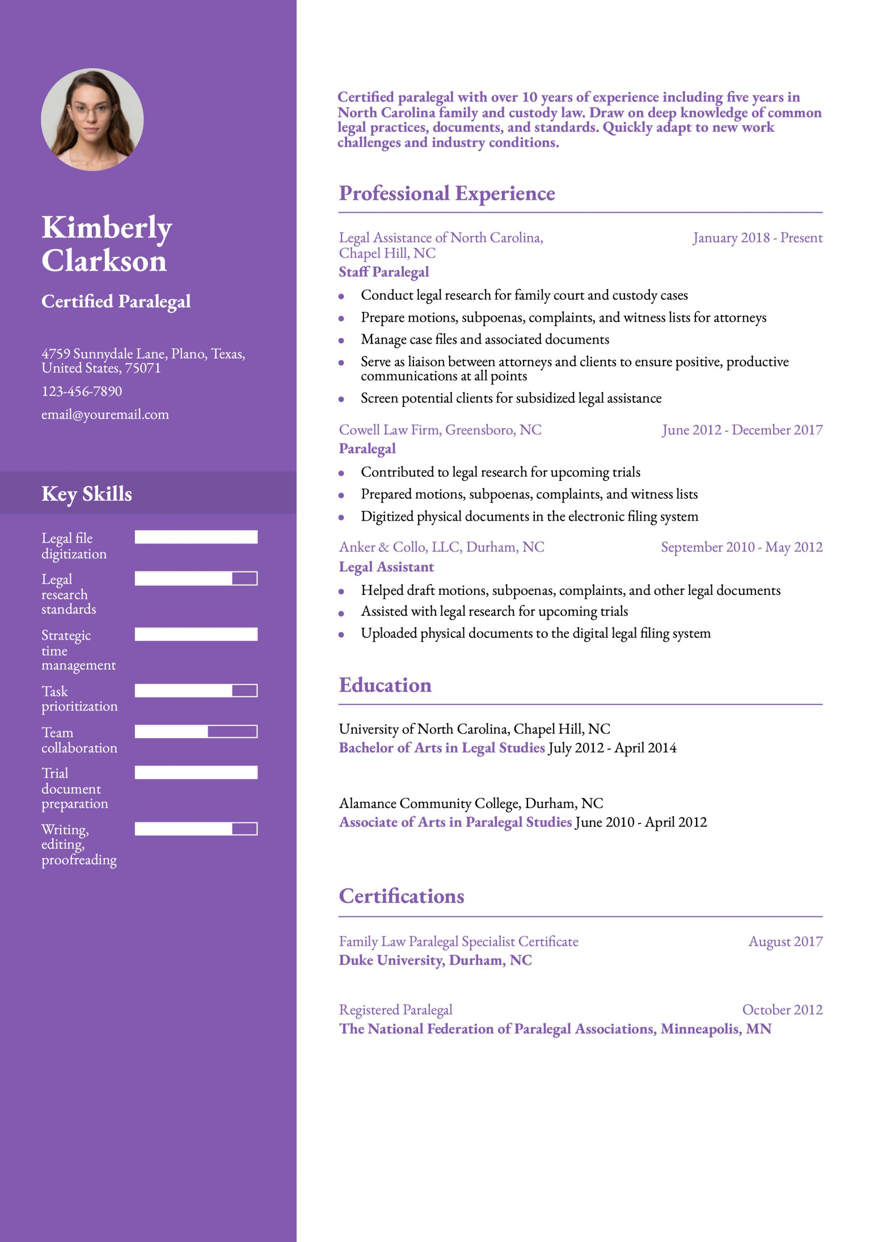 Law and Legal Resume Examples and Templates for 2025