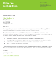 Clerical Cover Letter Examples and Templates Banner Image