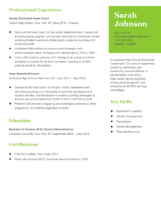 Coaching Resume Examples and Templates Banner Image